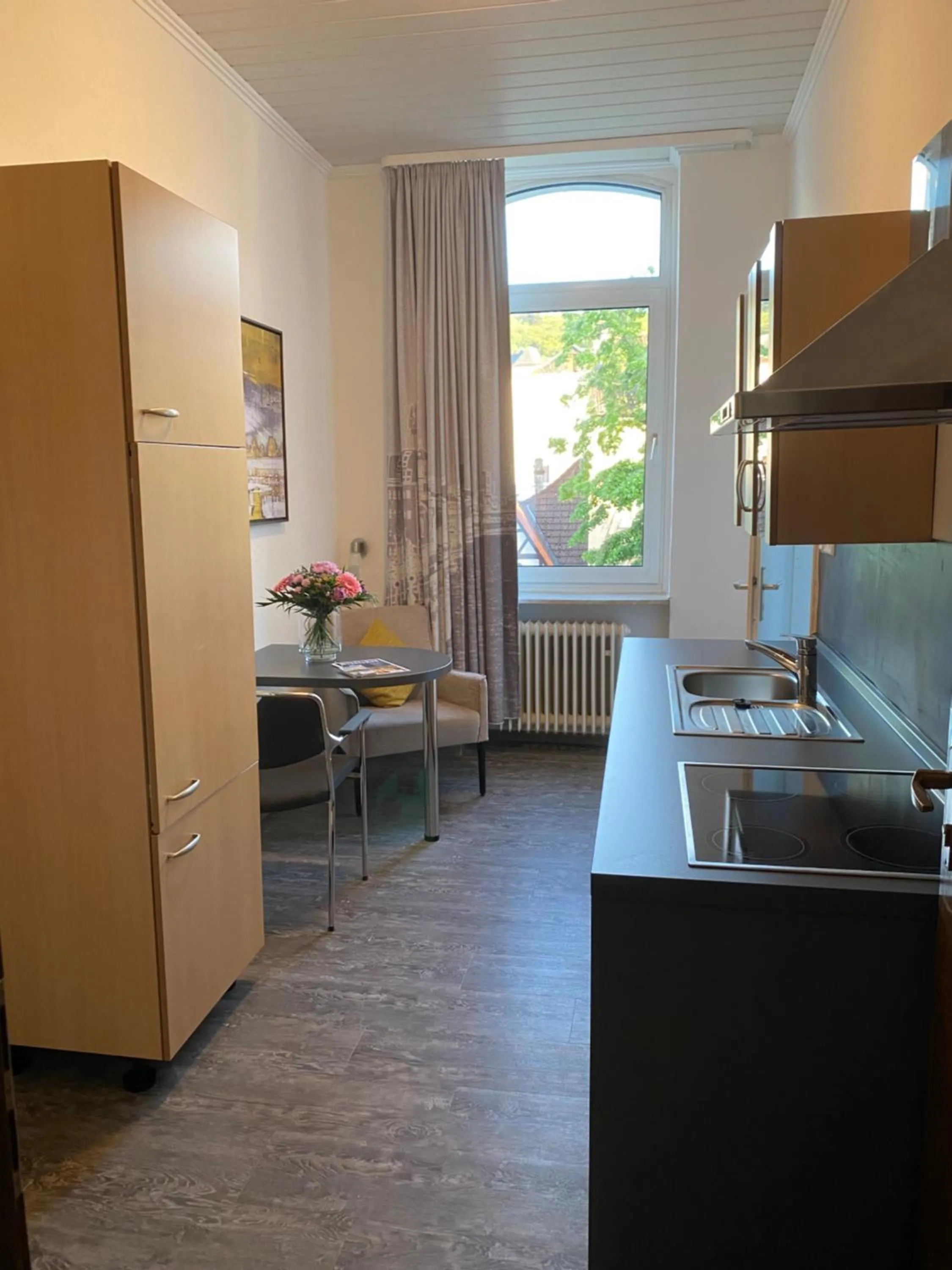 Kitchen or kitchenette in Hotel Krone