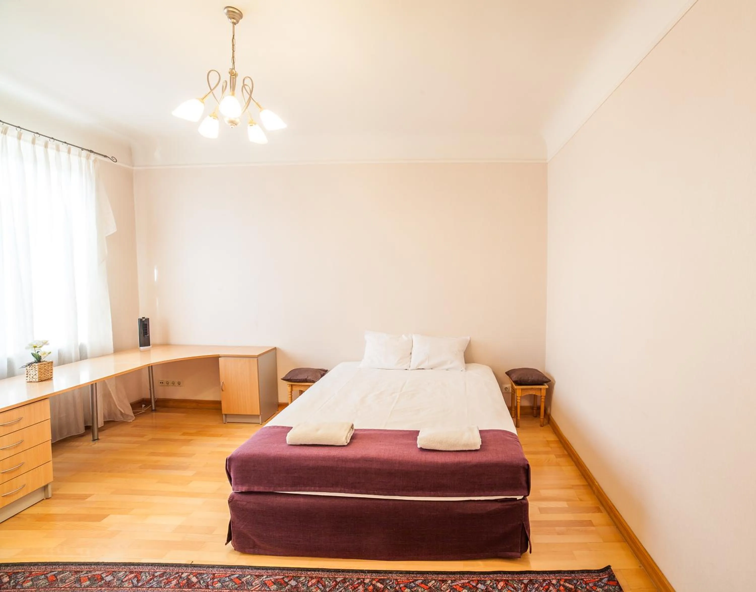 Bedroom, Bed in Heart of Old-Town Apartments