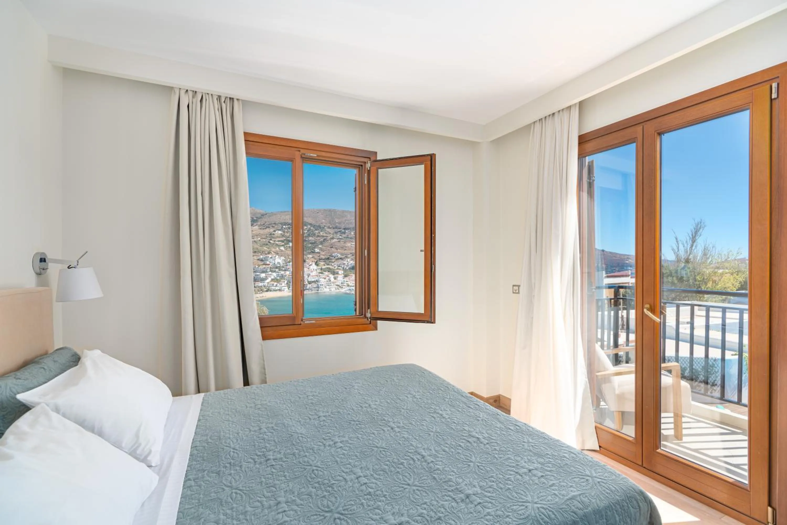 Bedroom, Bed in Belvedere Andros