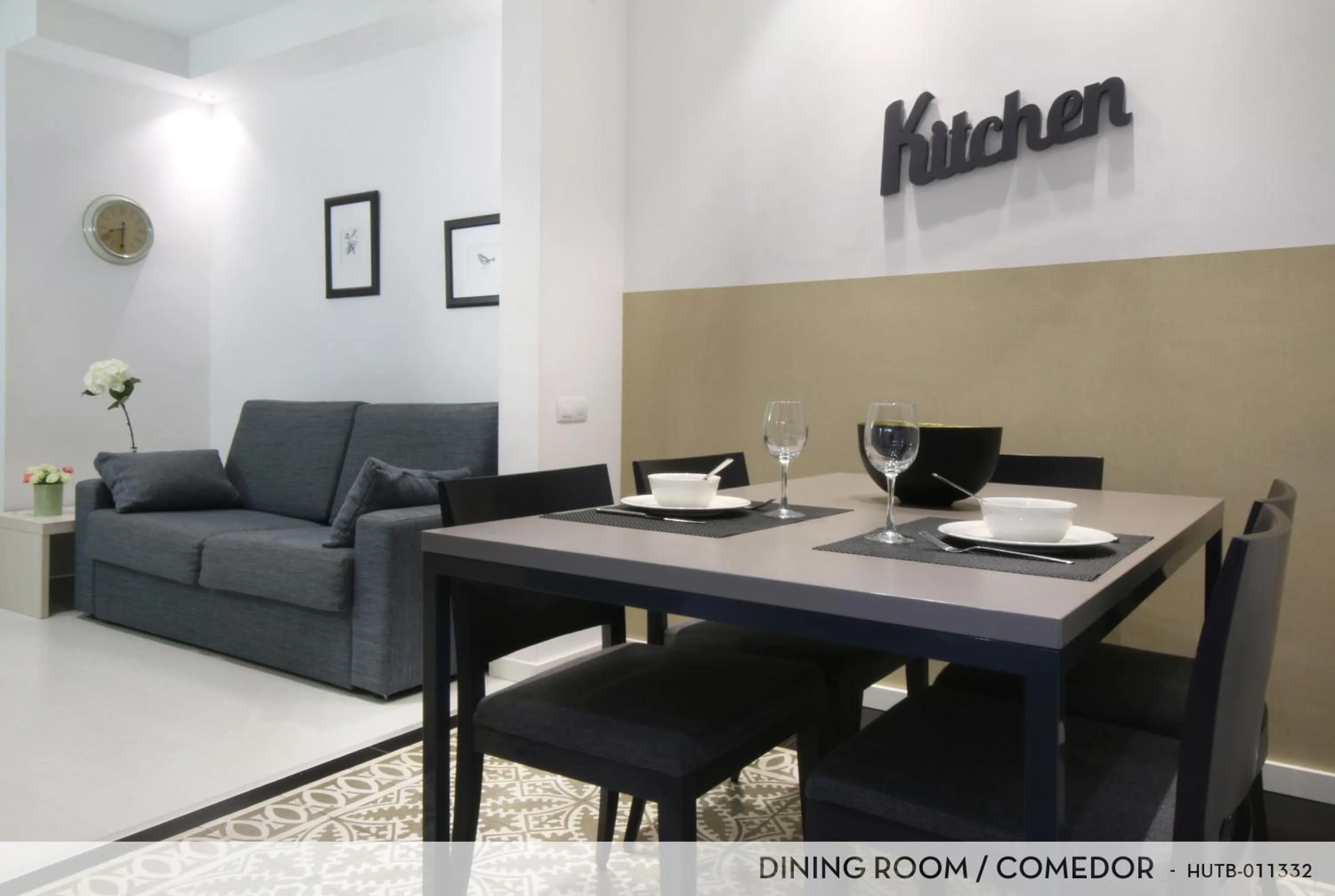 Living room in Suite Place Barcelona Còrsega