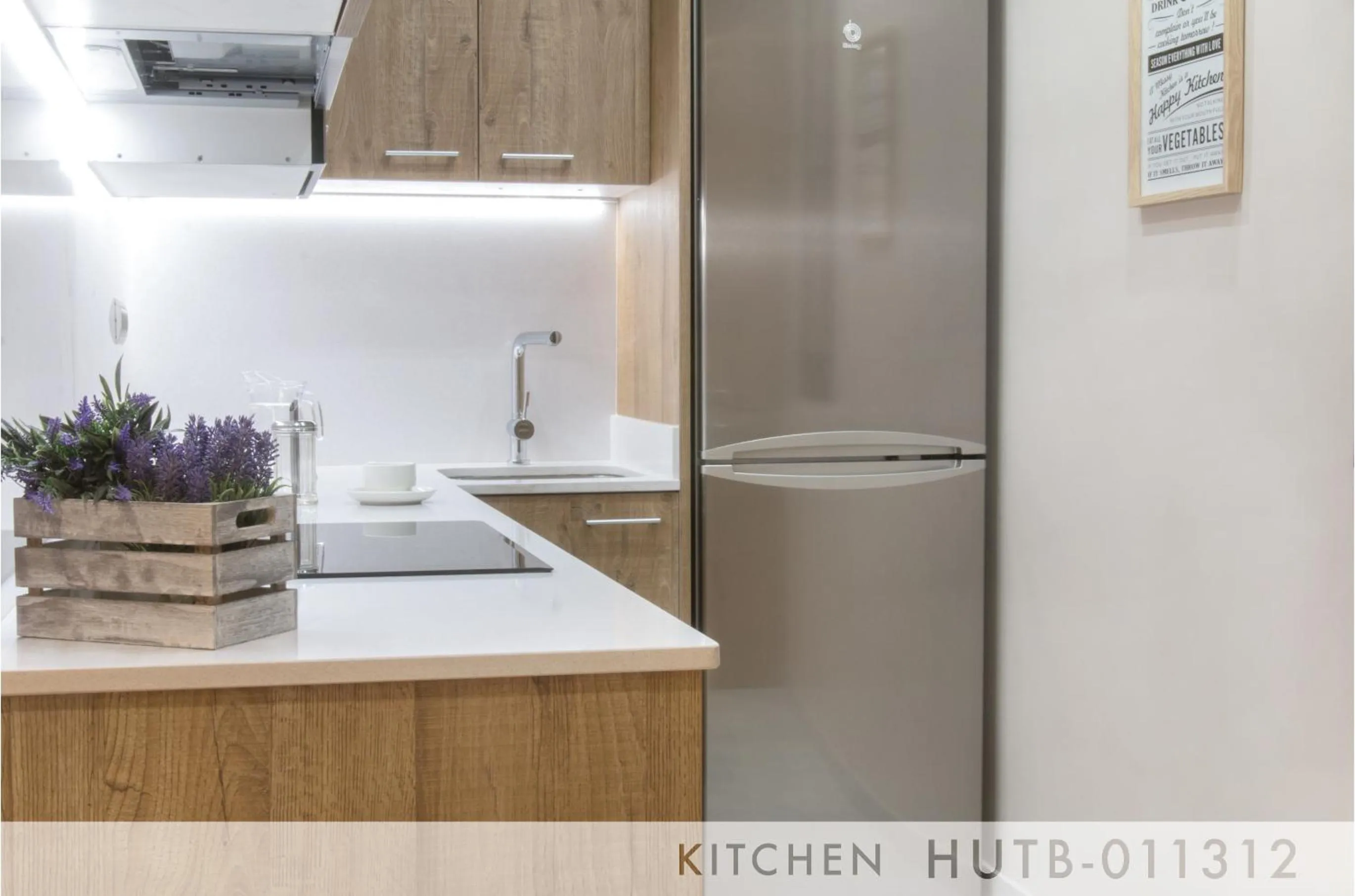 Kitchen or kitchenette in Suite Place Barcelona Còrsega