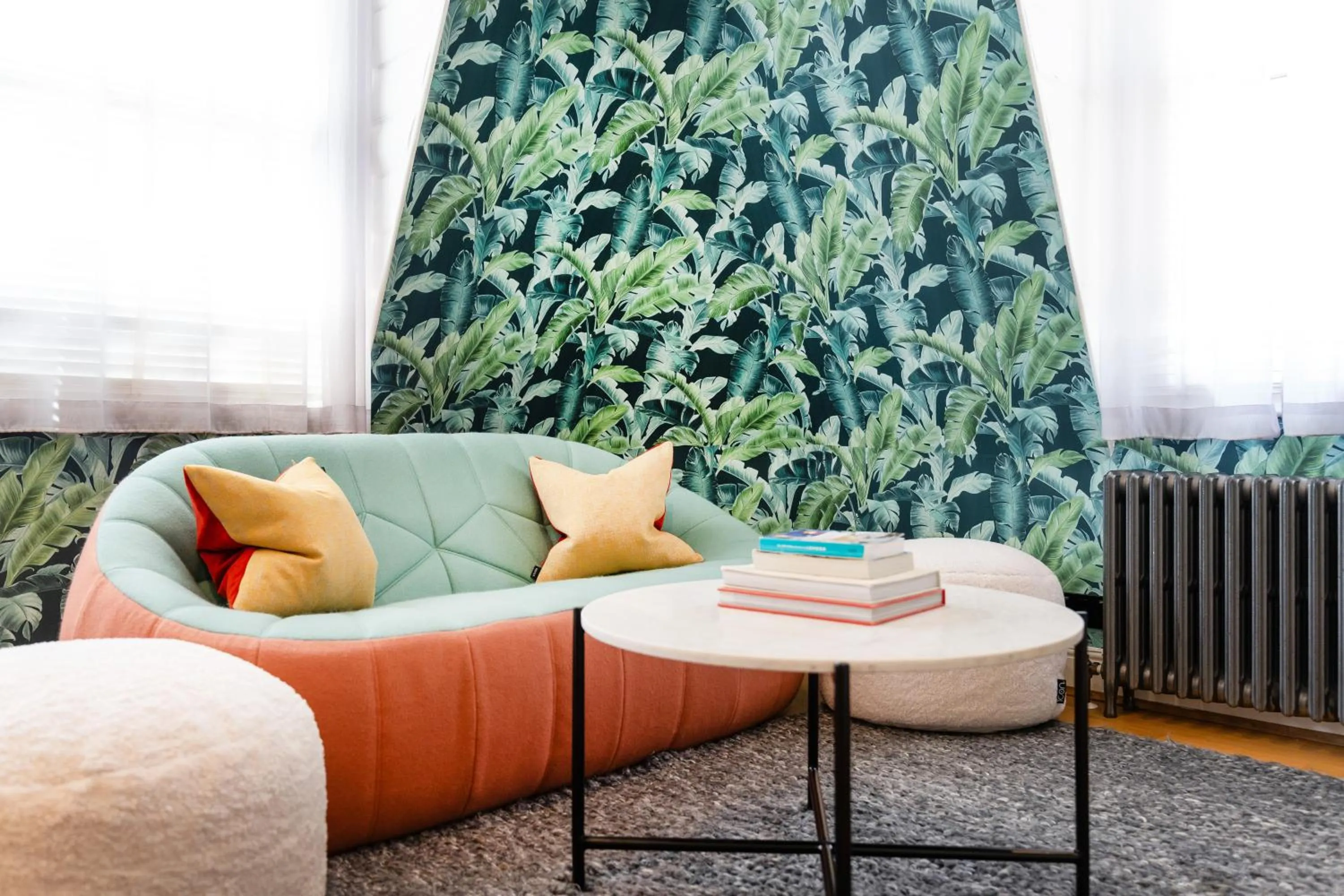 Living room in Crashpads Shoreditch Brick Lane Mini Lofts