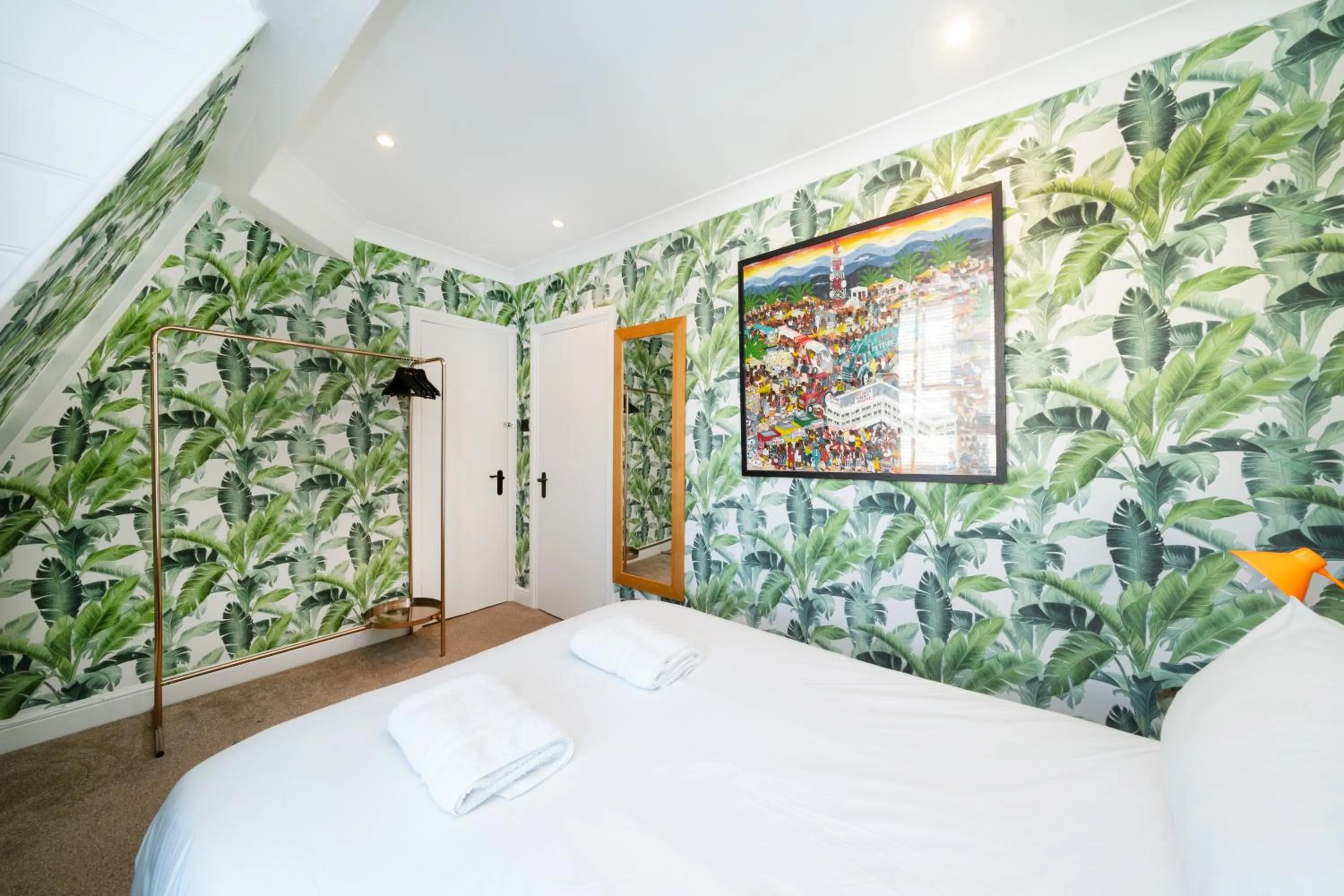 Bed in Crashpads Shoreditch Brick Lane Mini Lofts