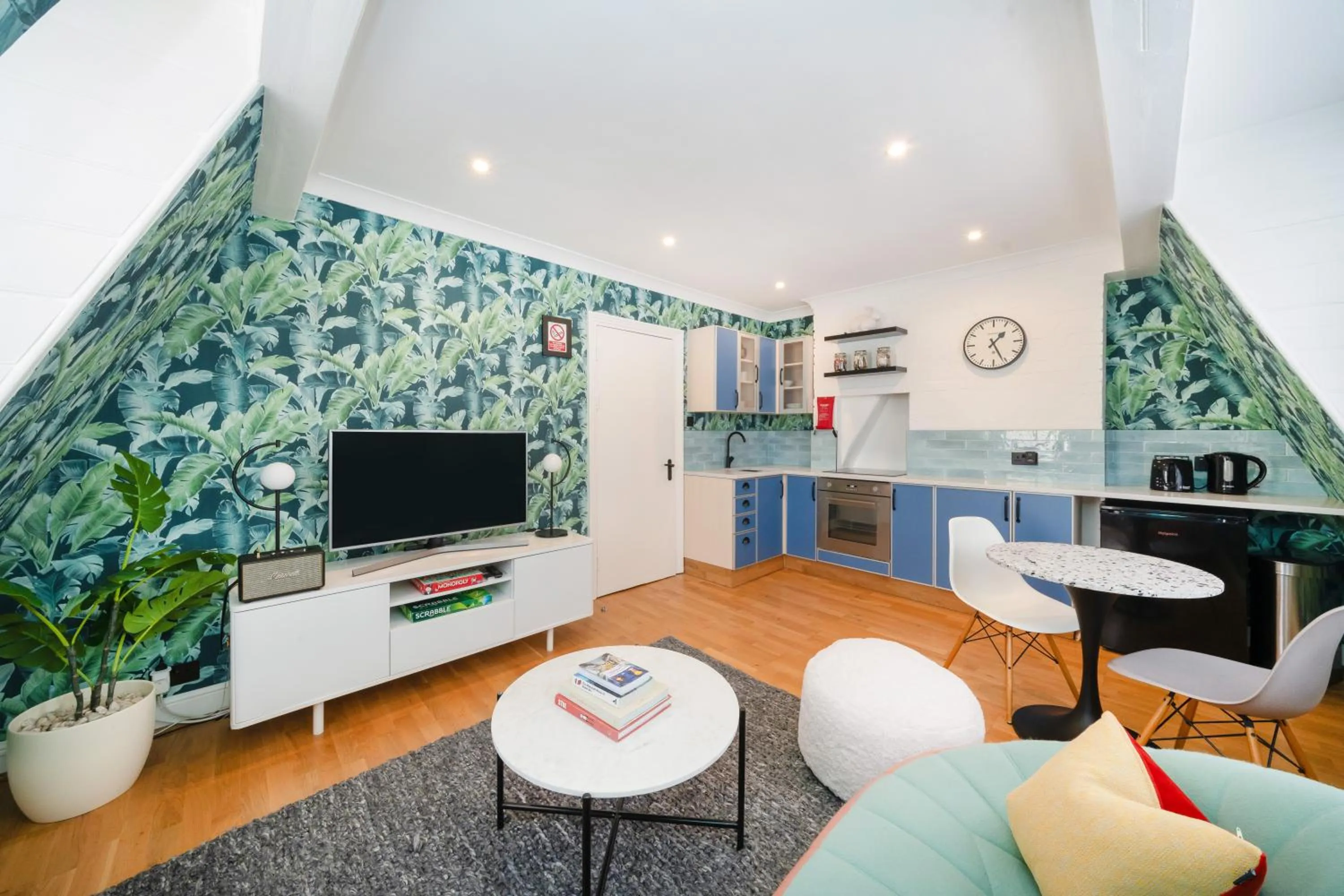 TV and multimedia in Crashpads Shoreditch Brick Lane Mini Lofts