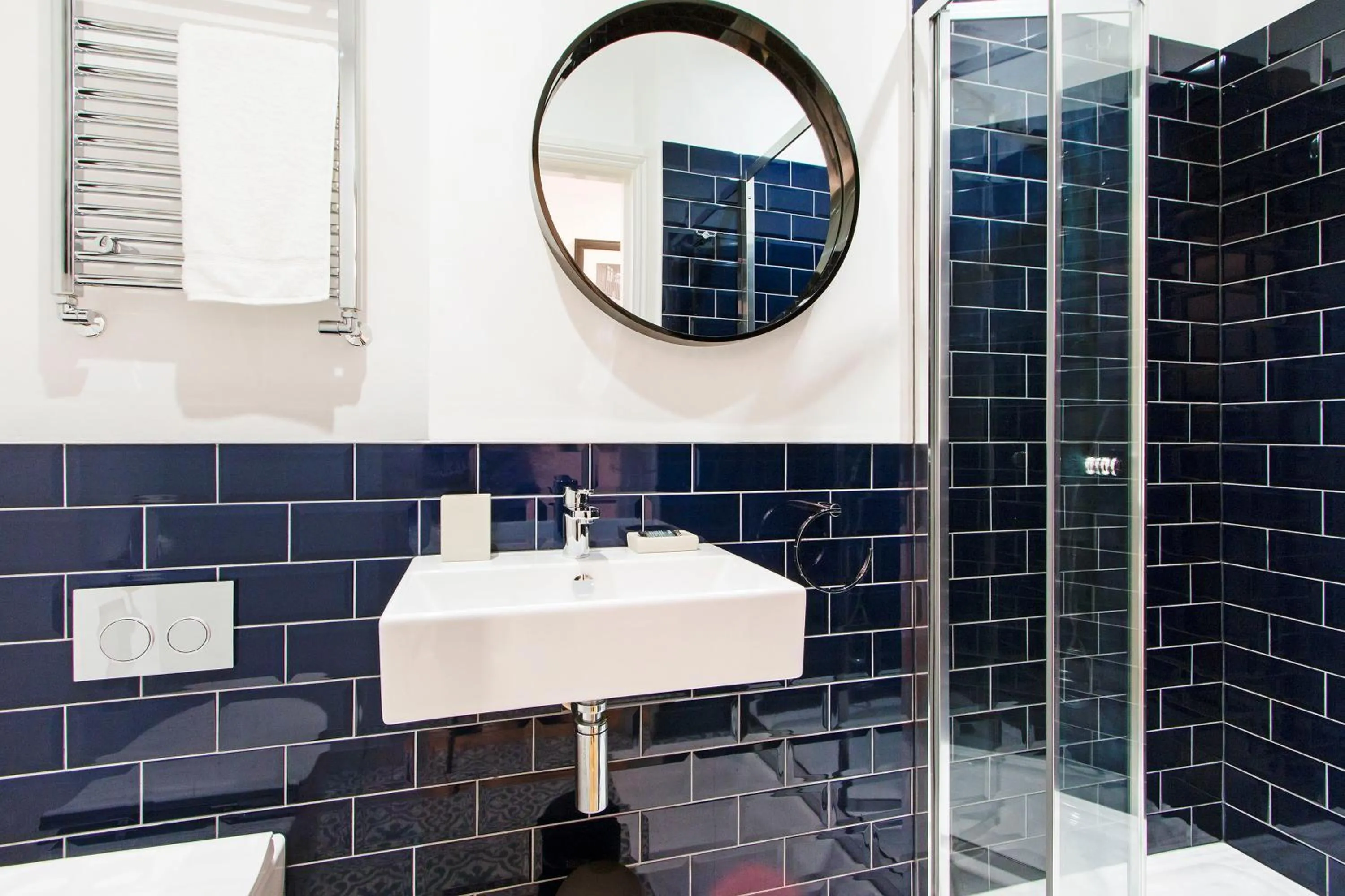 Bathroom in Crashpads Shoreditch Brick Lane Mini Lofts