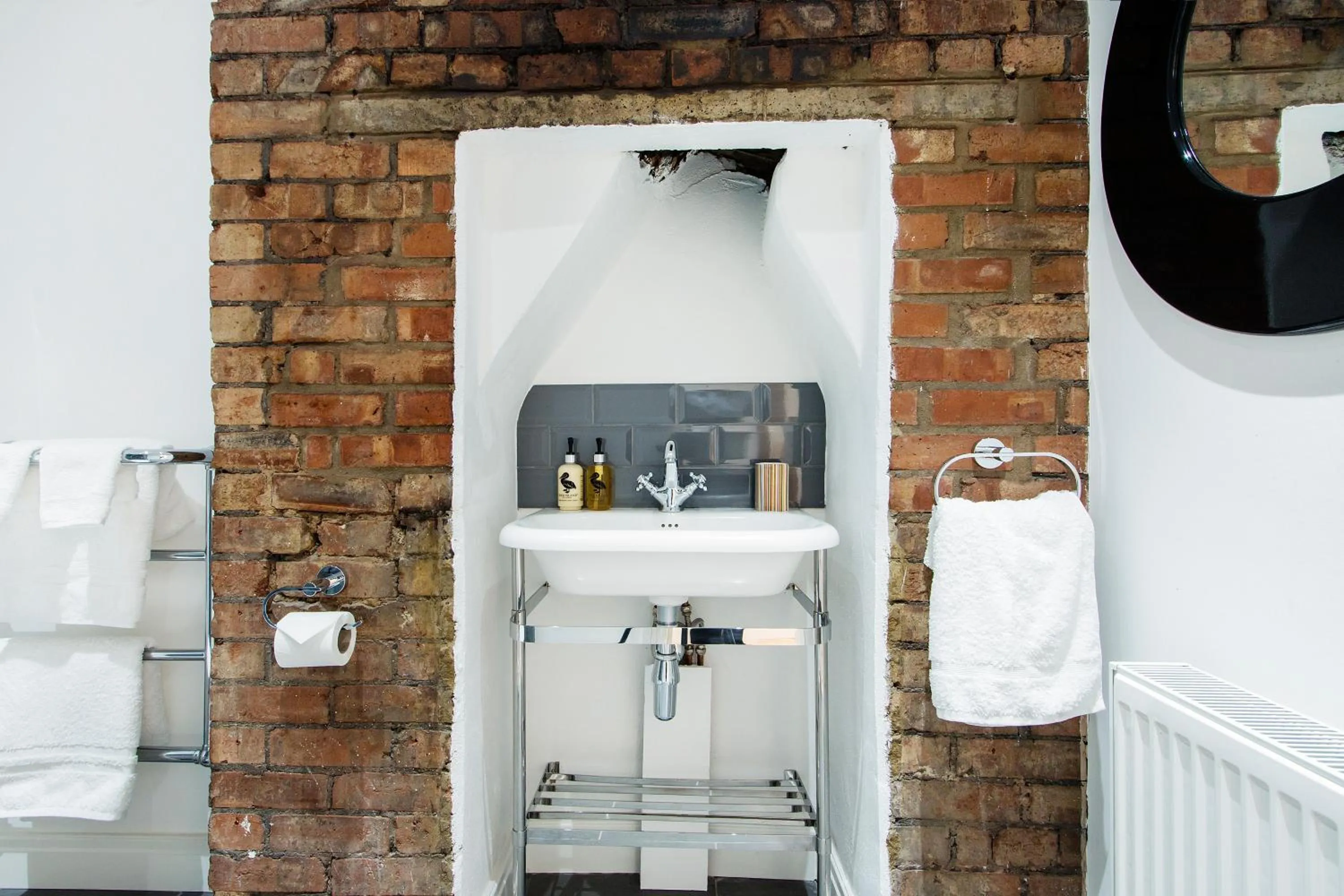 Bathroom in Crashpads Shoreditch Brick Lane Mini Lofts