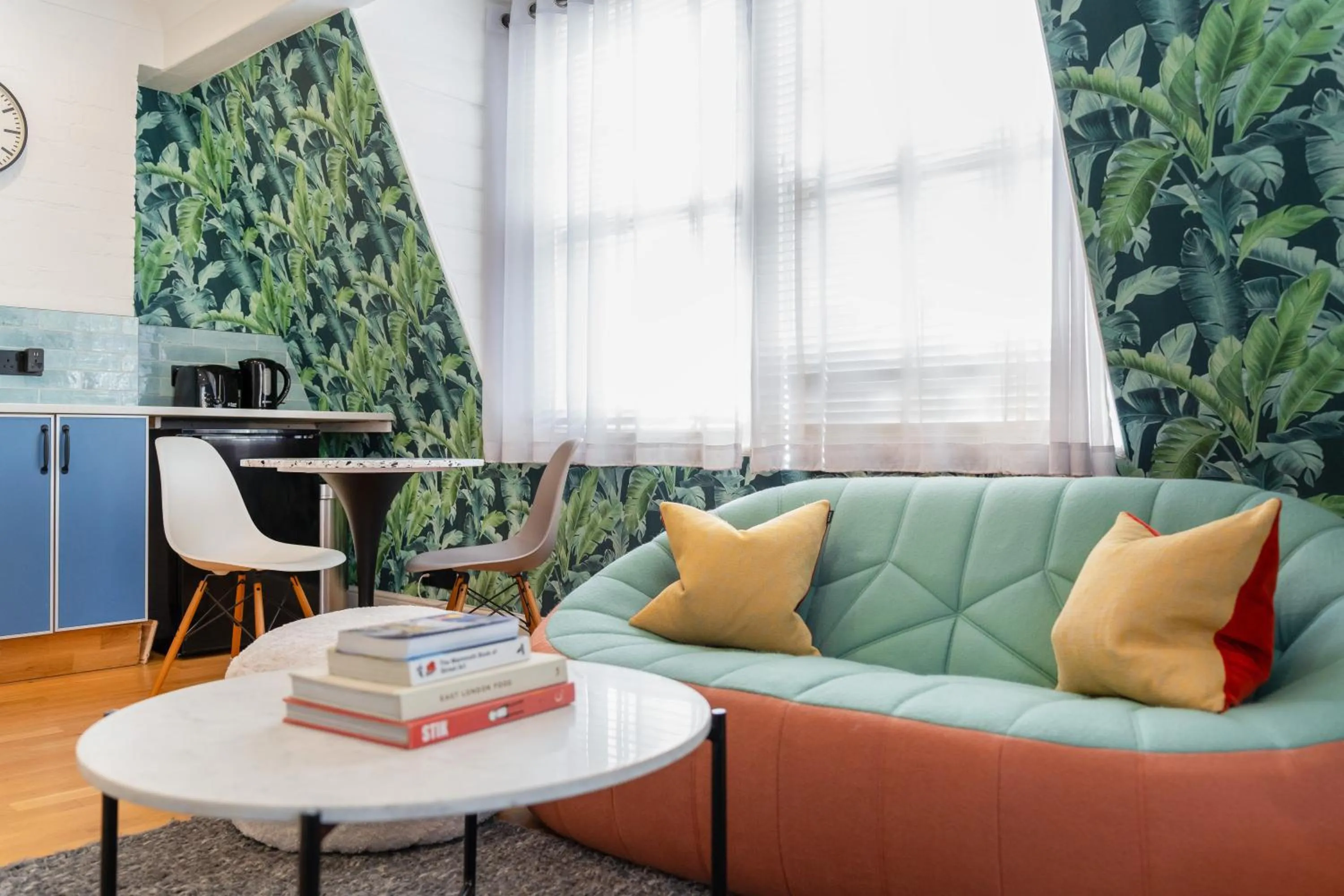 Living room in Crashpads Shoreditch Brick Lane Mini Lofts