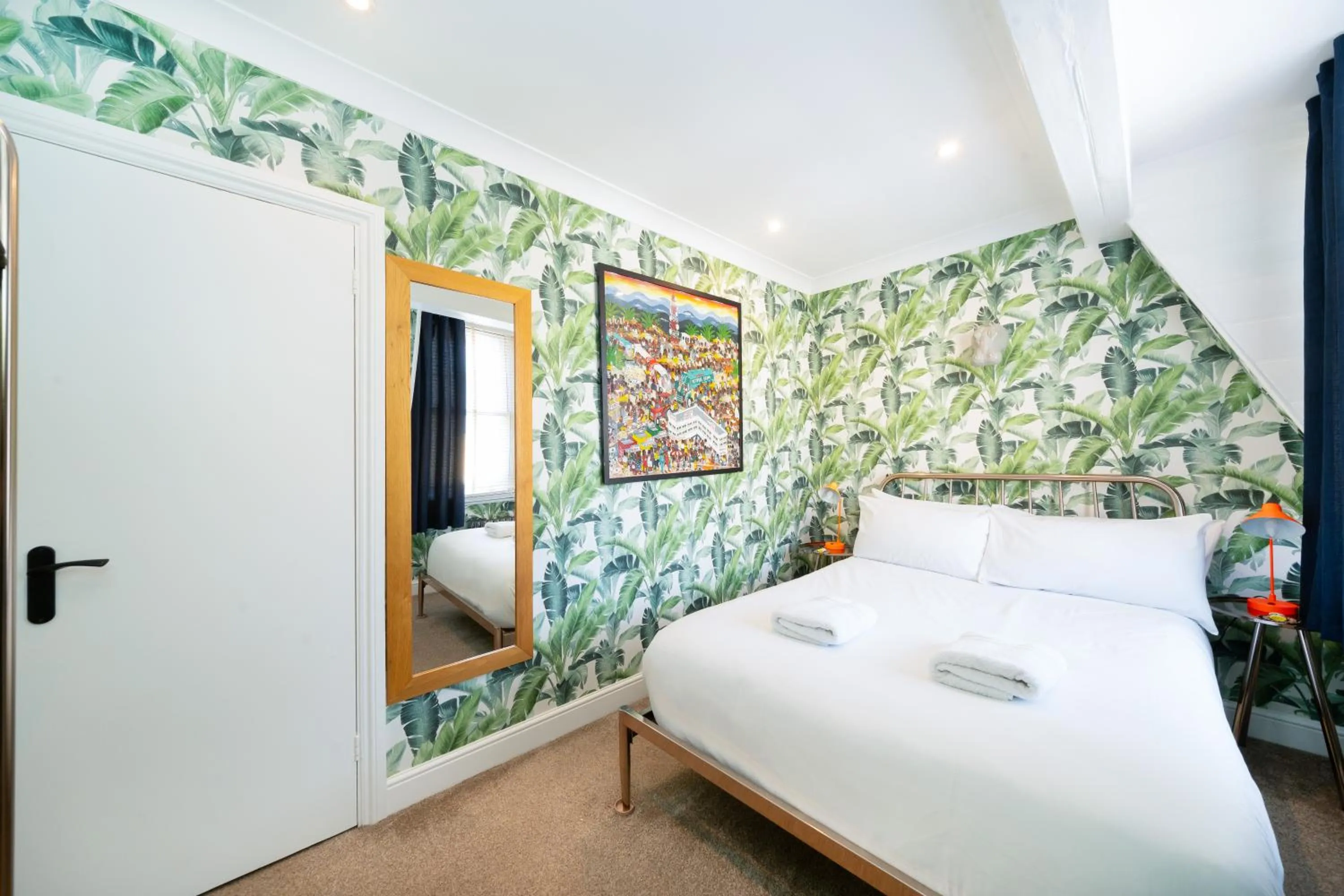 Bed in Crashpads Shoreditch Brick Lane Mini Lofts