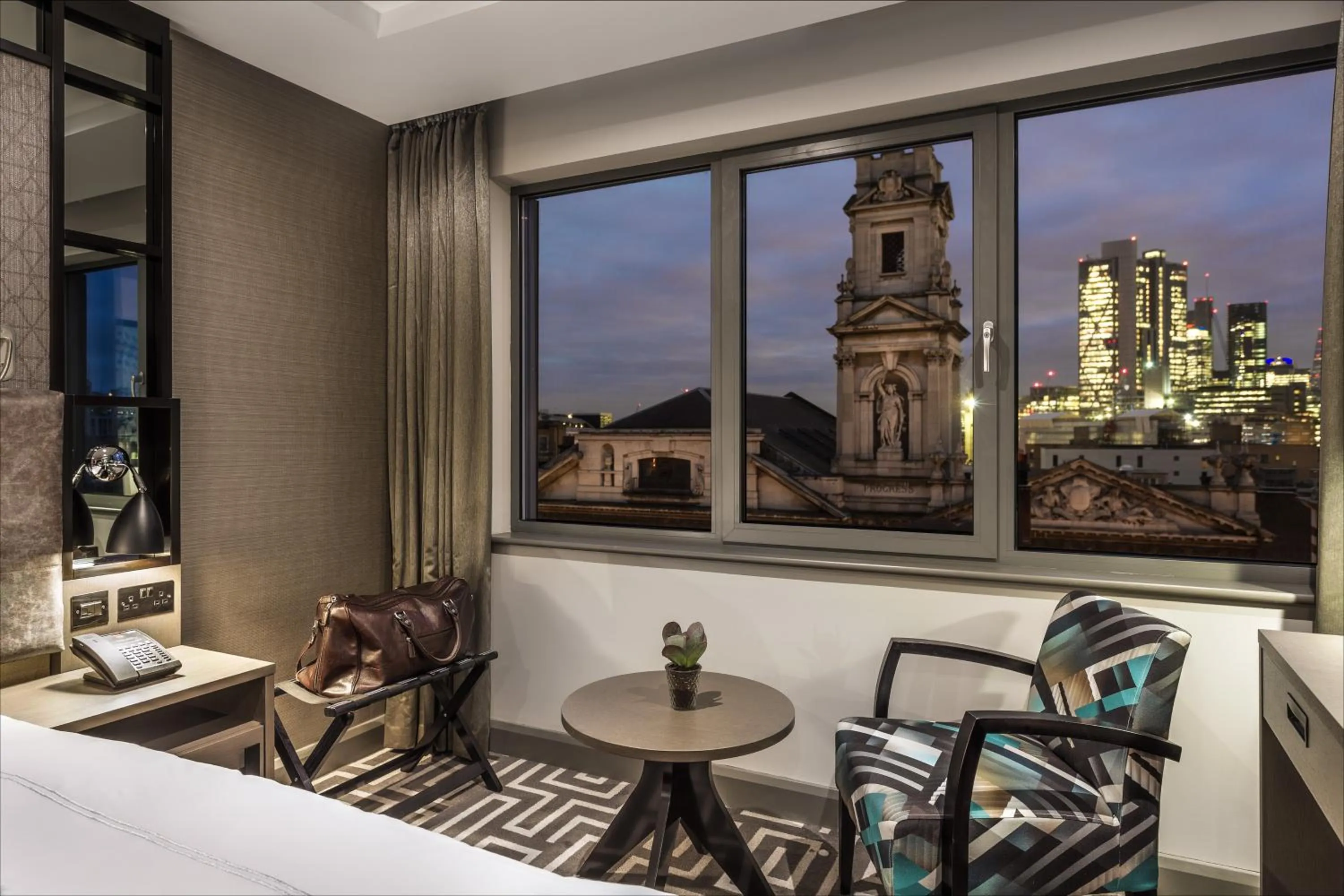 Landmark view in Courthouse Hotel Shoreditch