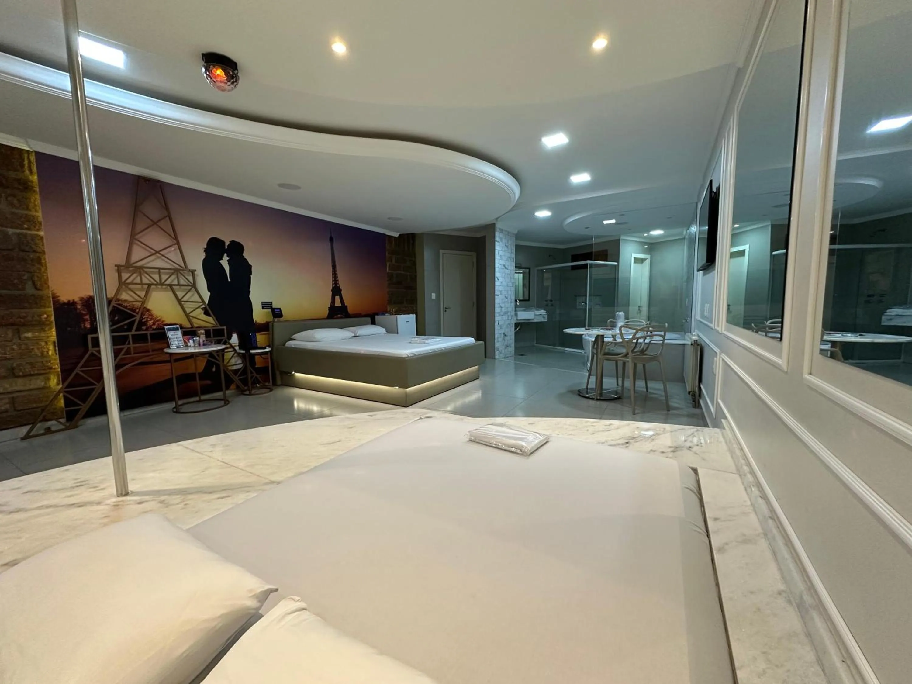 Bed in Motel Casa de Pedra