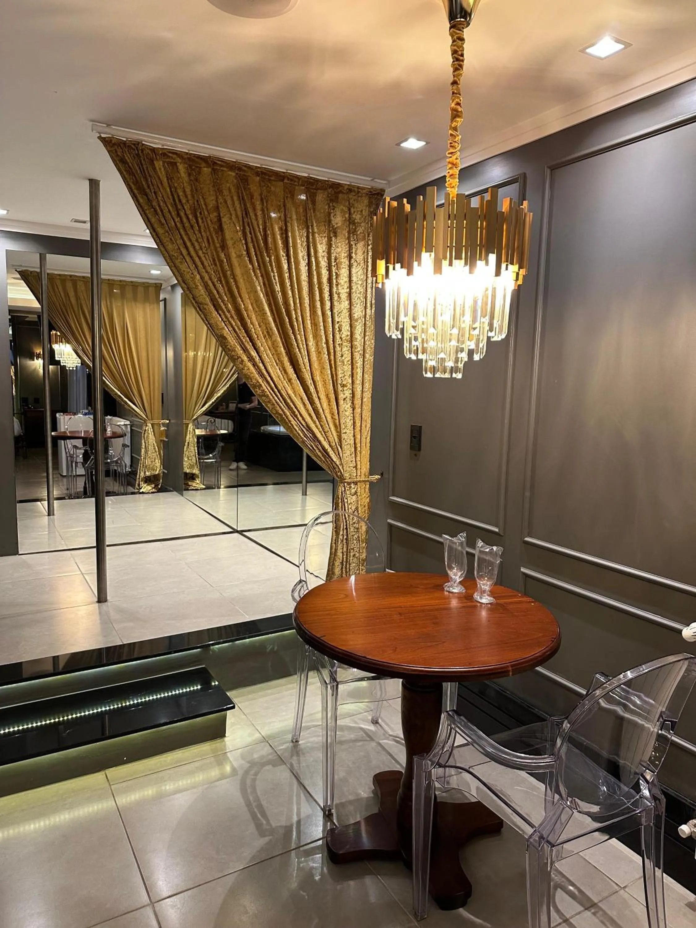 Seating area in Motel Casa de Pedra