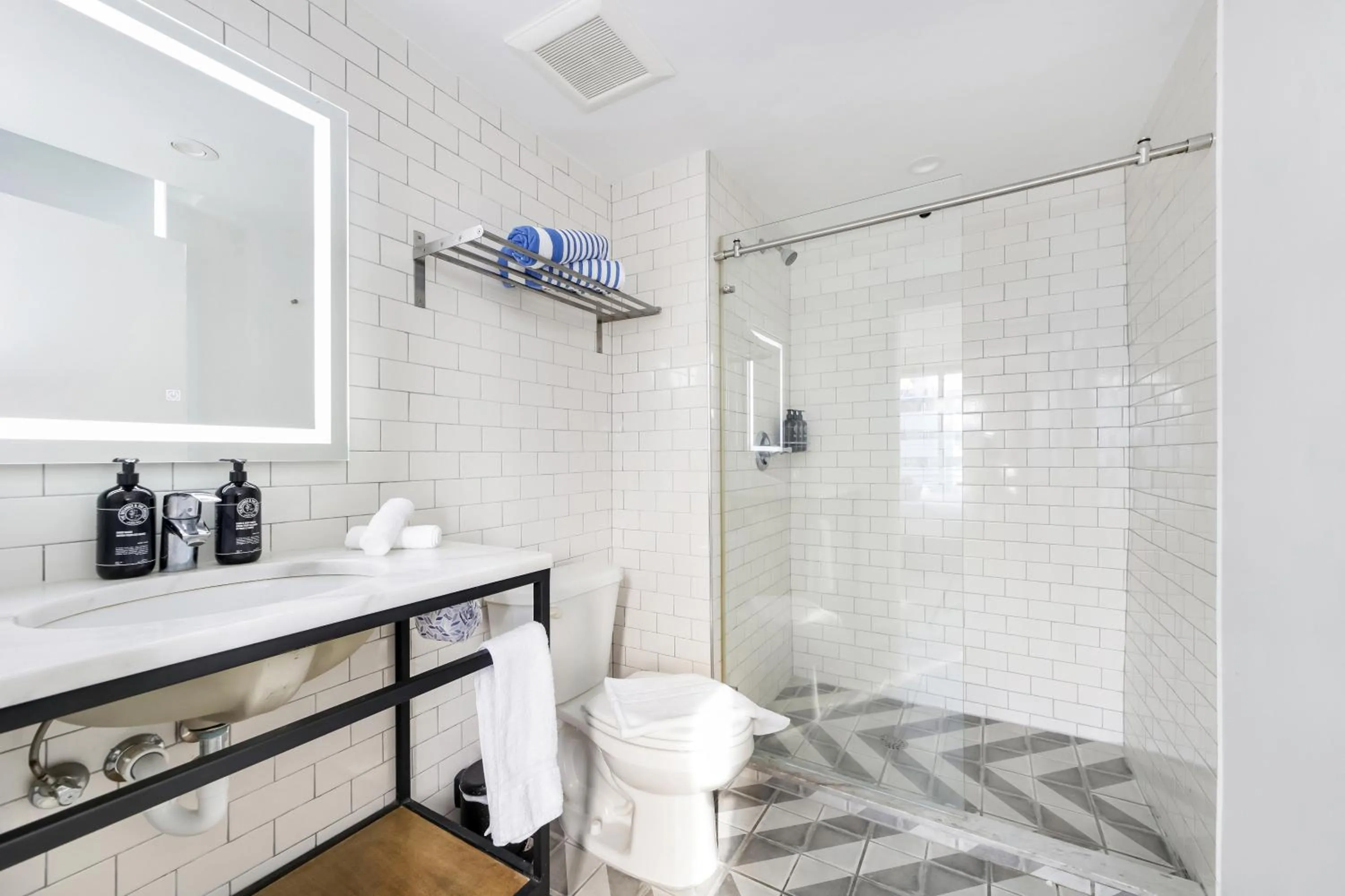 Shower in The Meridian Hotel by At Mine Hospitality