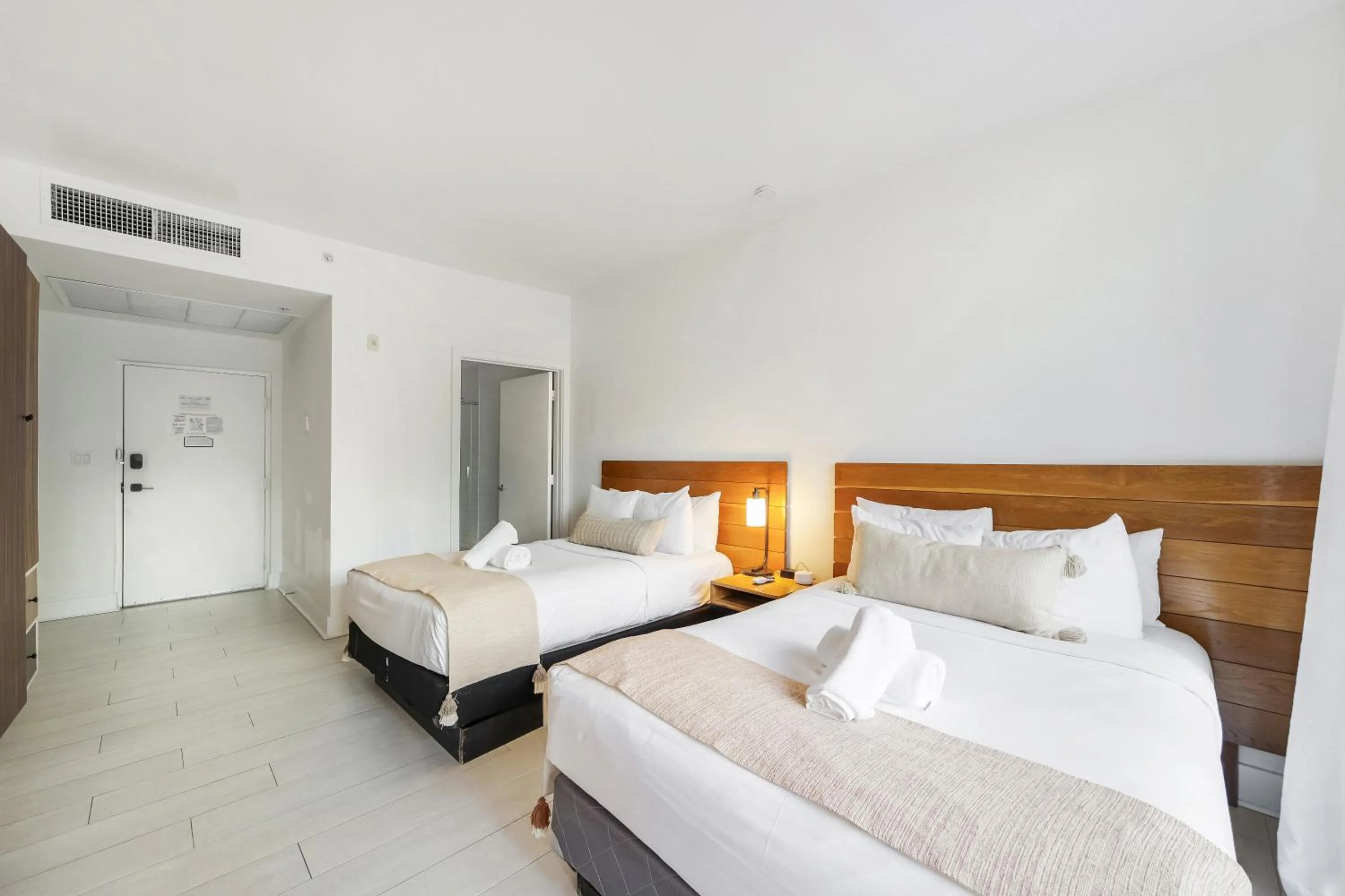 Bed in The Meridian Hotel by At Mine Hospitality