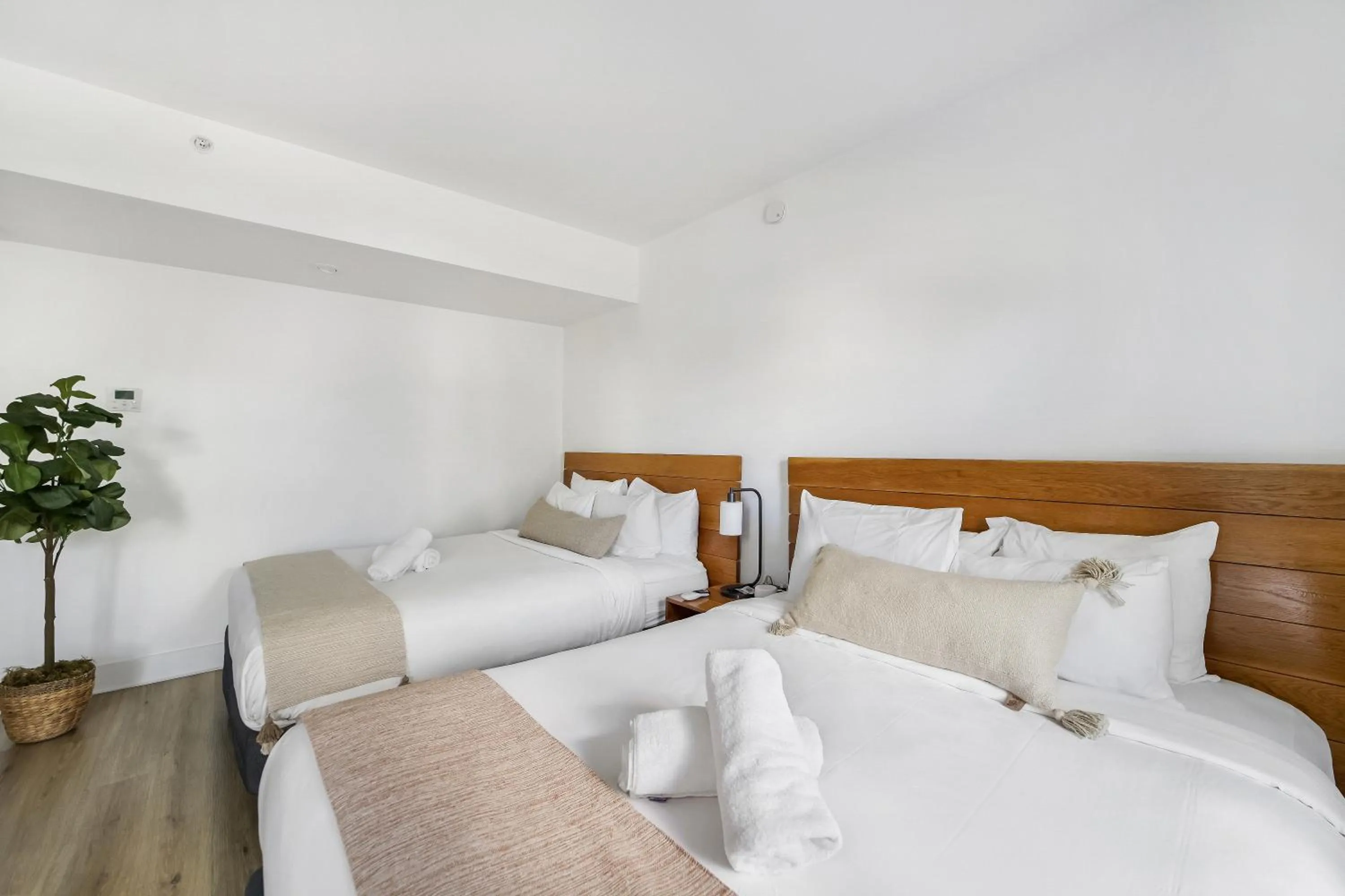 Bed in The Meridian Hotel by At Mine Hospitality