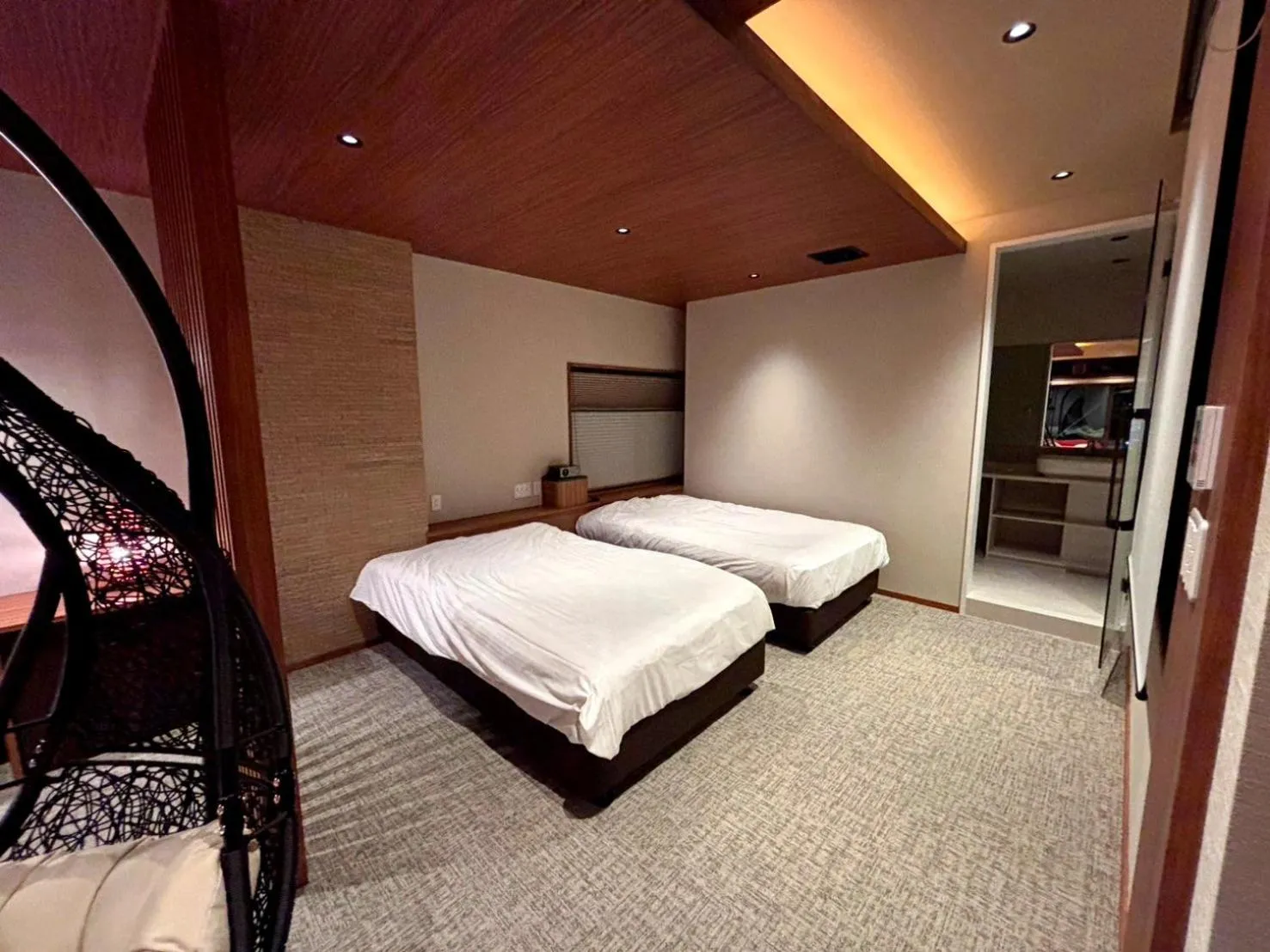 Bed in Meitei no Yado Hotel Koshien