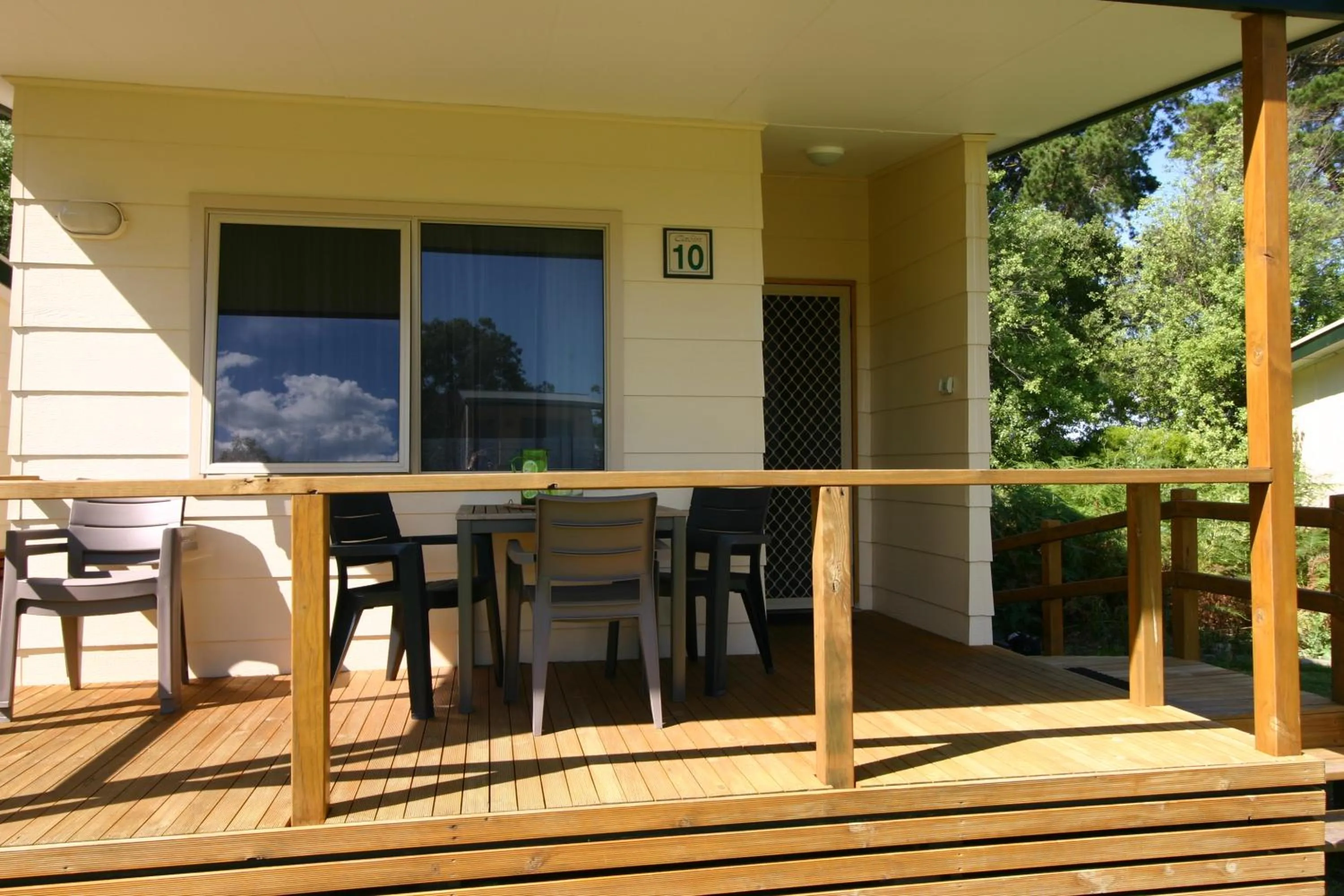 Patio in Millicent Hillview Caravan Park