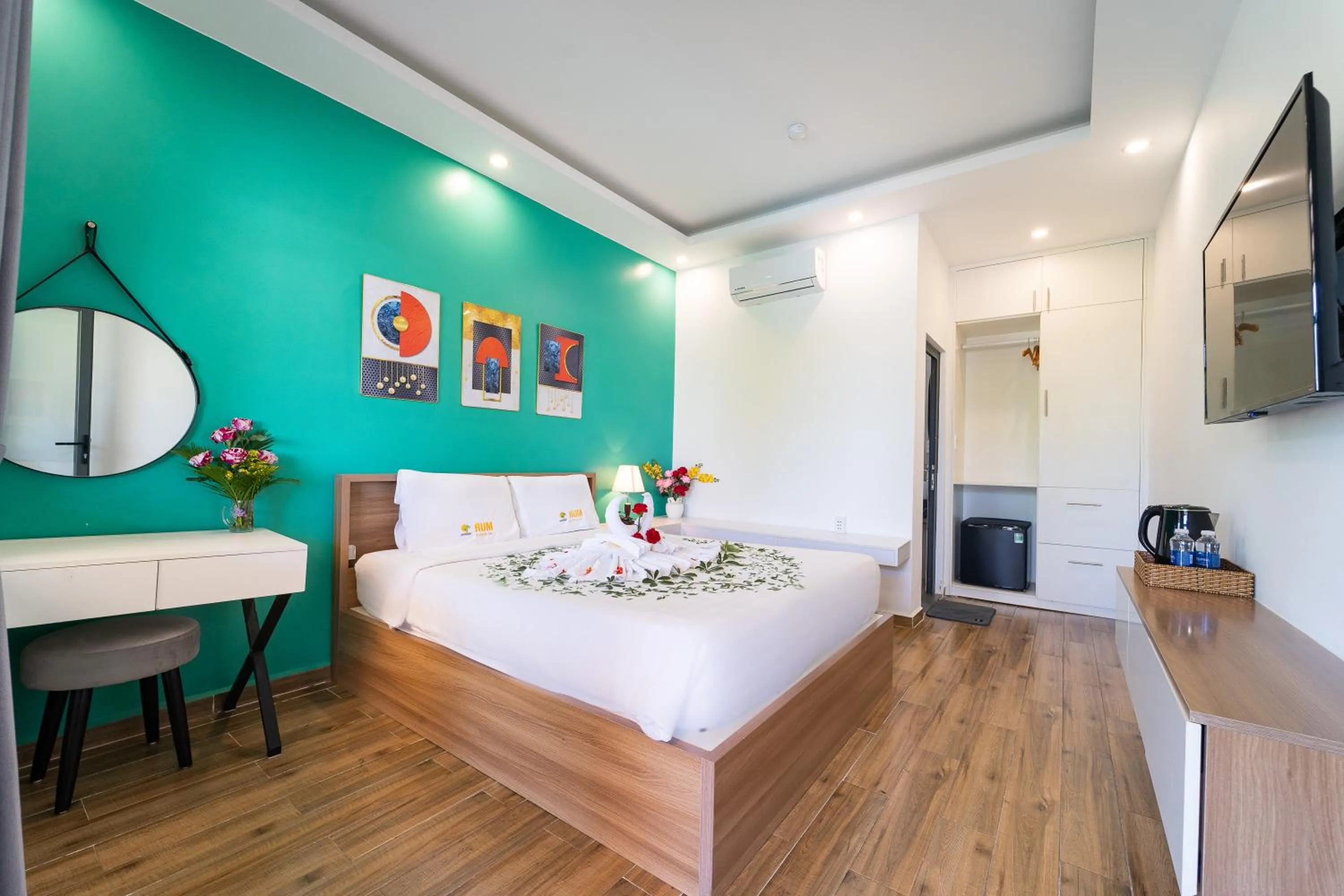 Bed in Rum Resort Phu Quoc