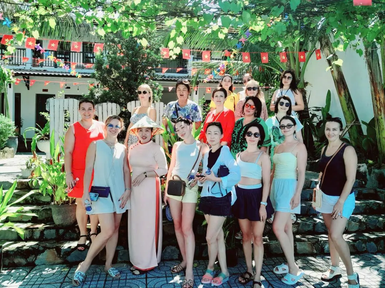 group of guests in Rum Resort Phu Quoc