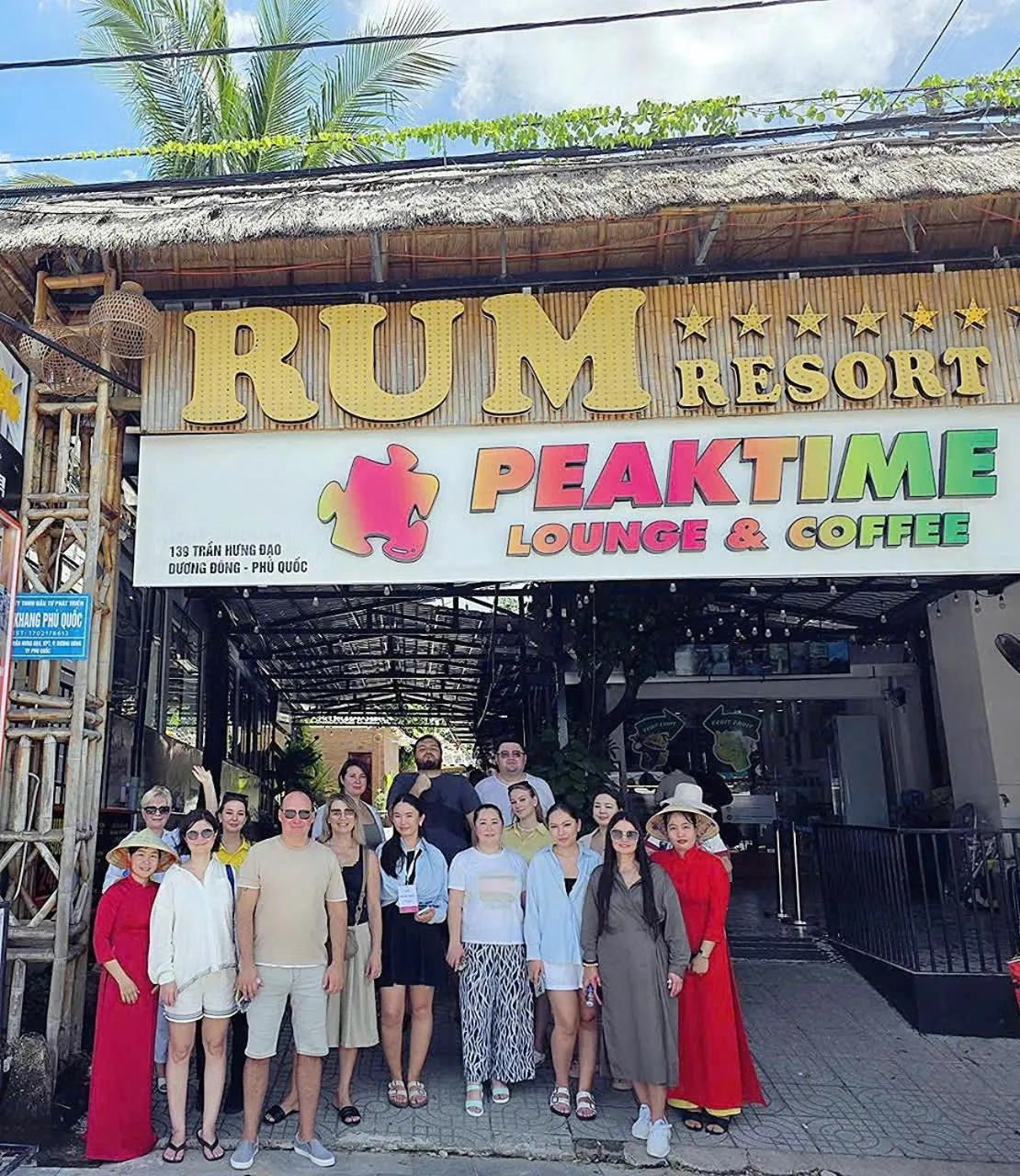 group of guests in Rum Resort Phu Quoc
