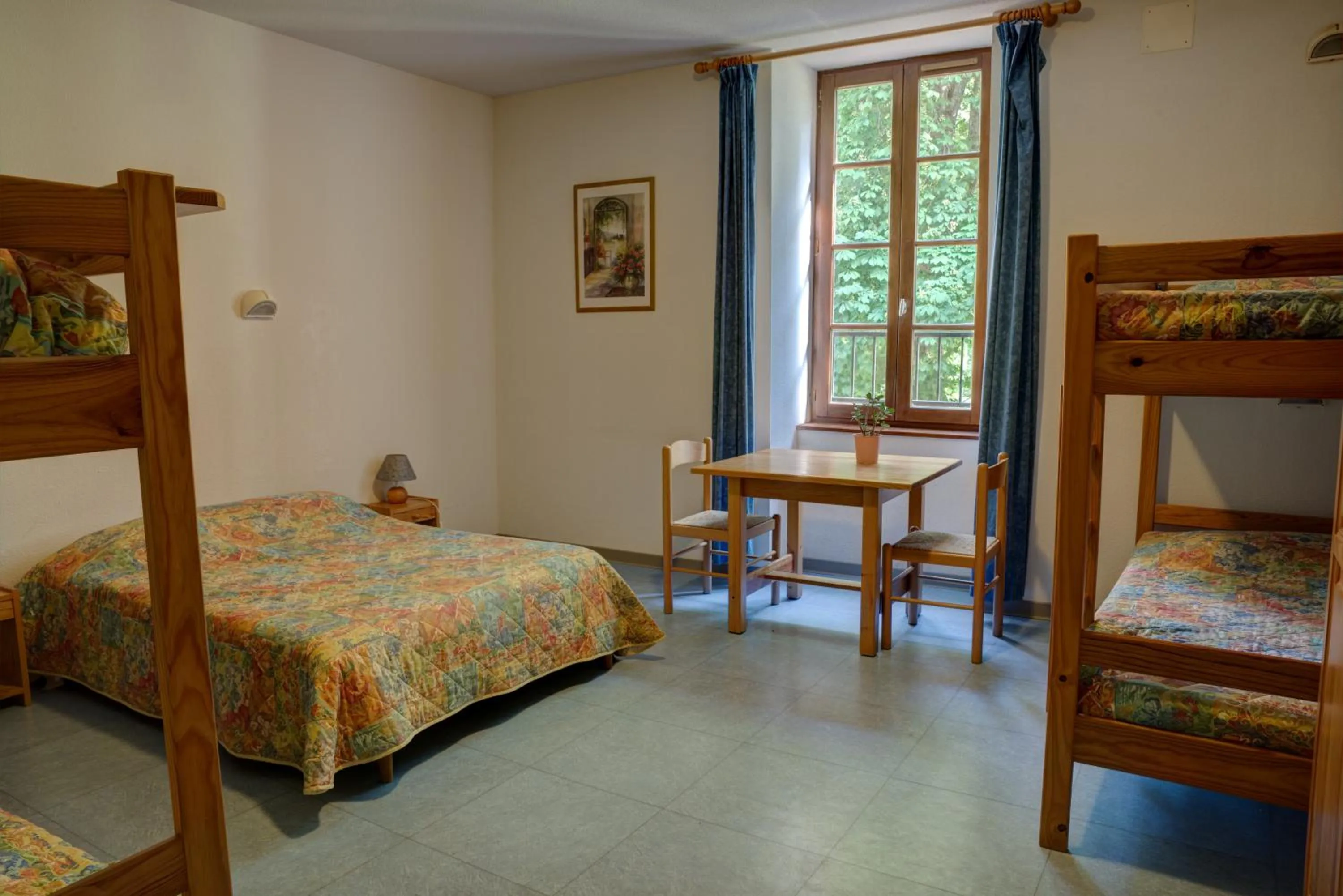 Bed in Gite et camping Ascou La Forge