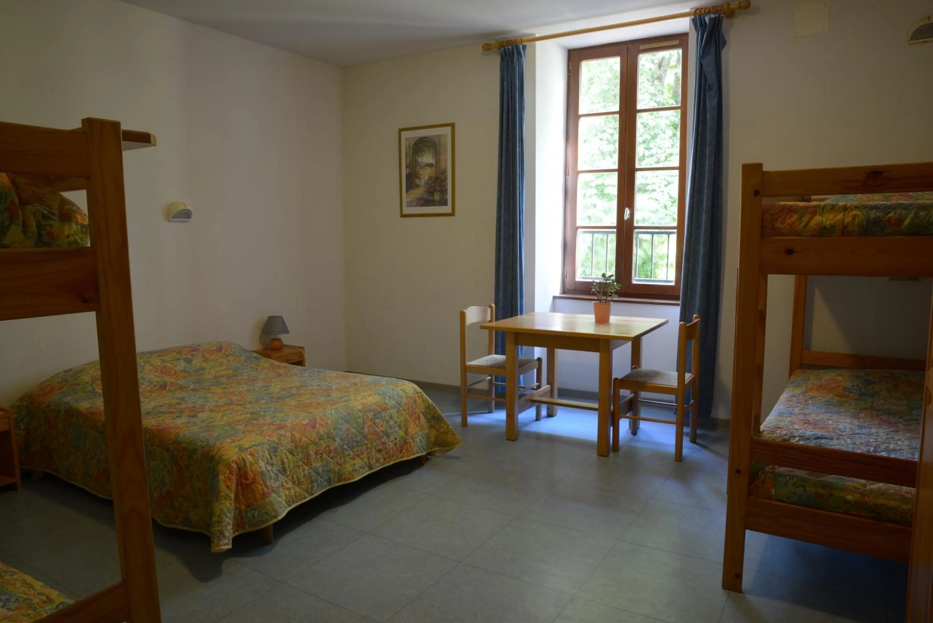 Bed in Gite et camping Ascou La Forge