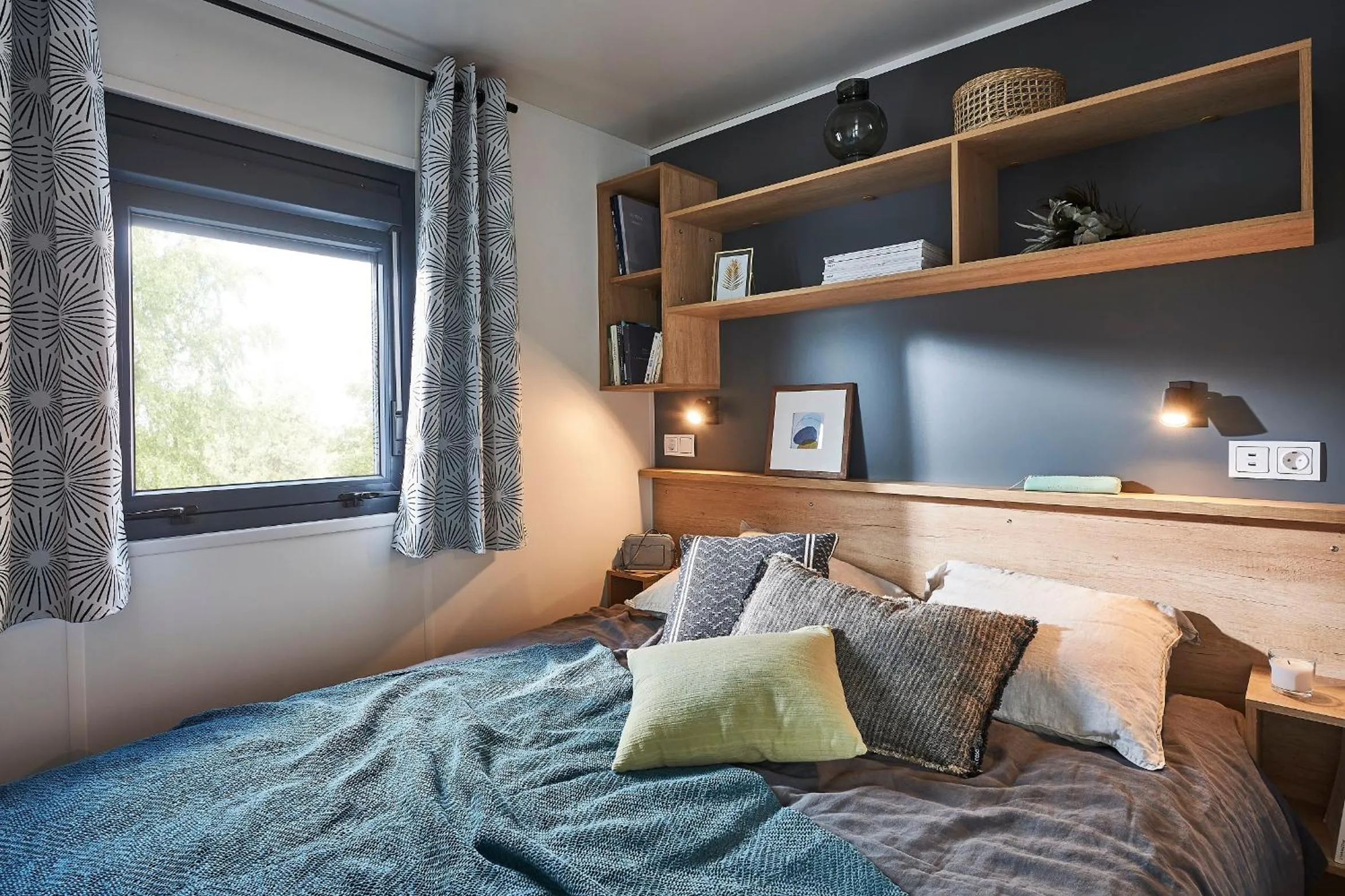 Bed in Gite et camping Ascou La Forge