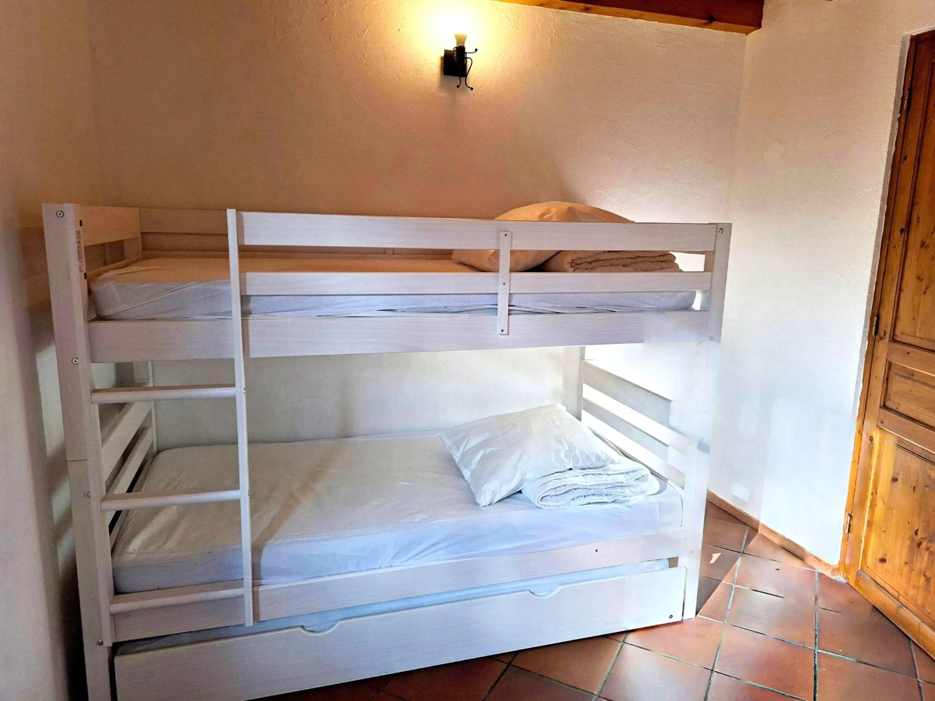 Bed in Gite et camping Ascou La Forge