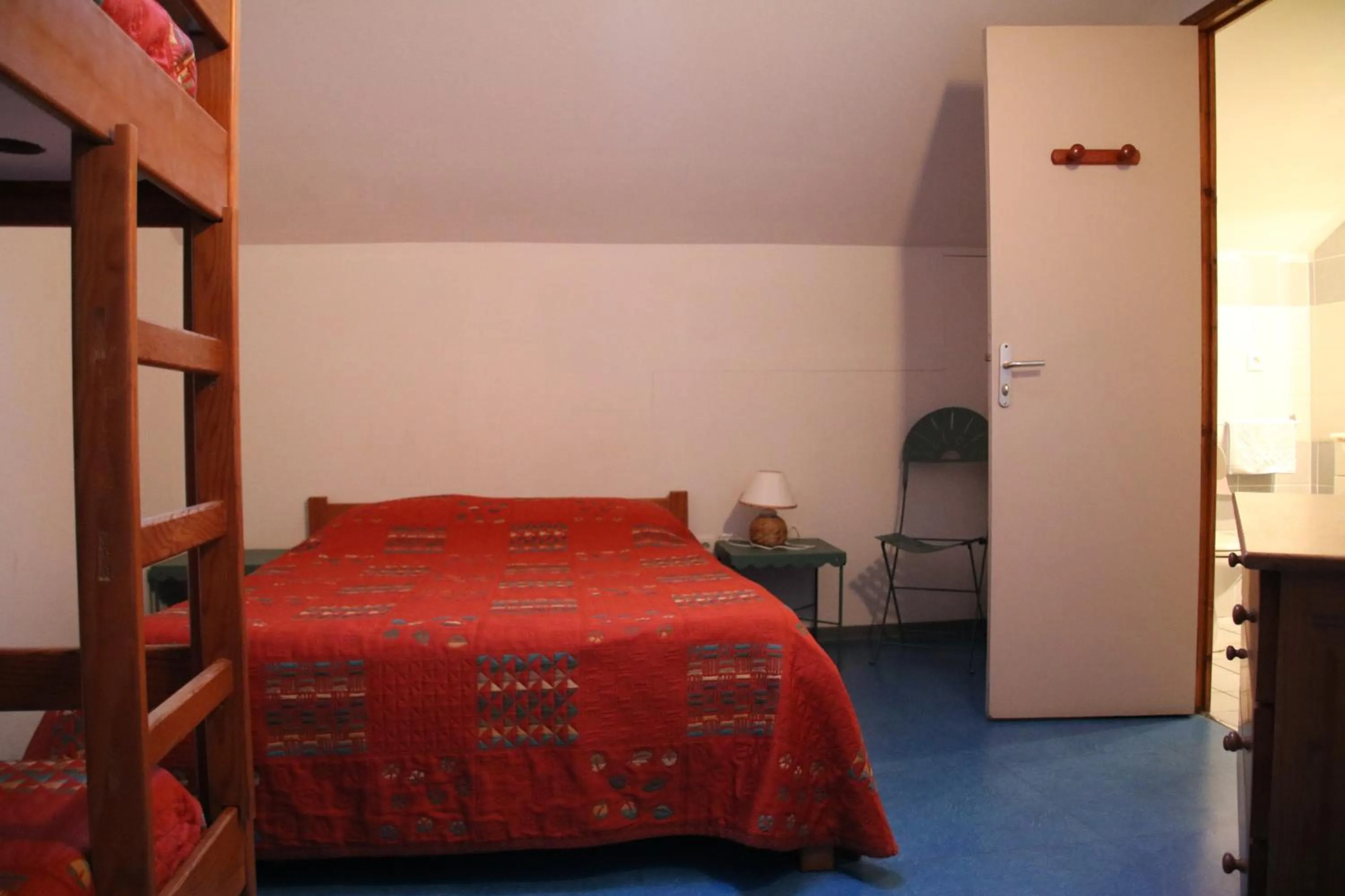 Bed in Gite et camping Ascou La Forge