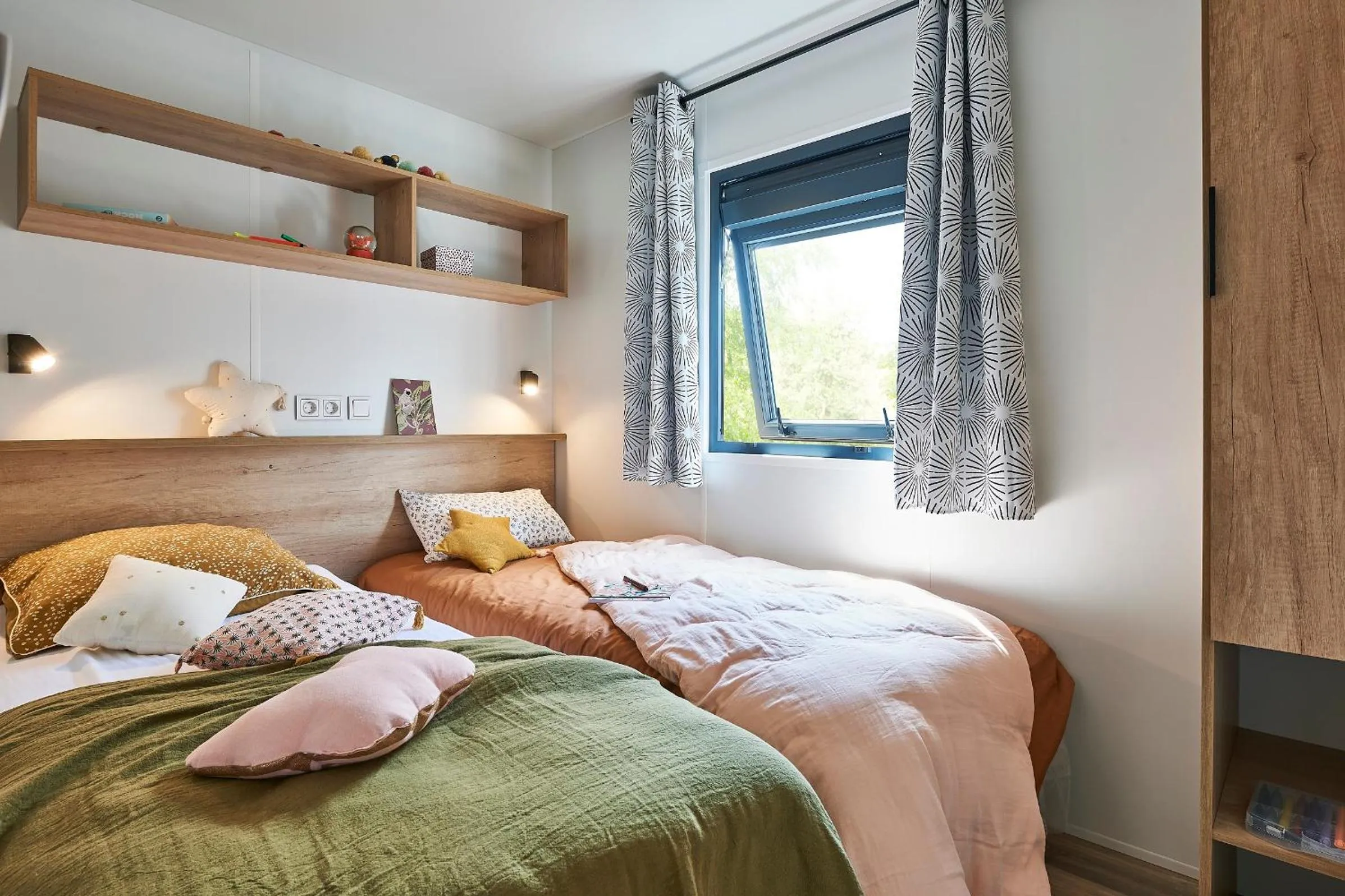 Bed in Gite et camping Ascou La Forge