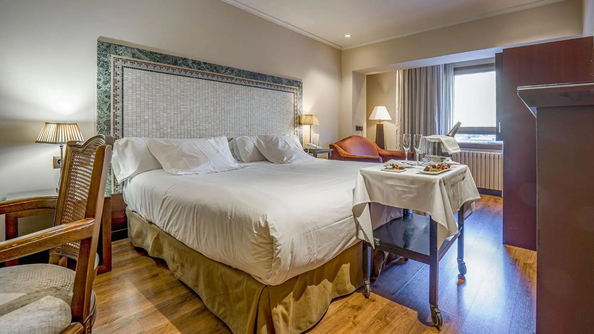 Photo of the whole room, Bed in Roc Blanc Hotel & Spa