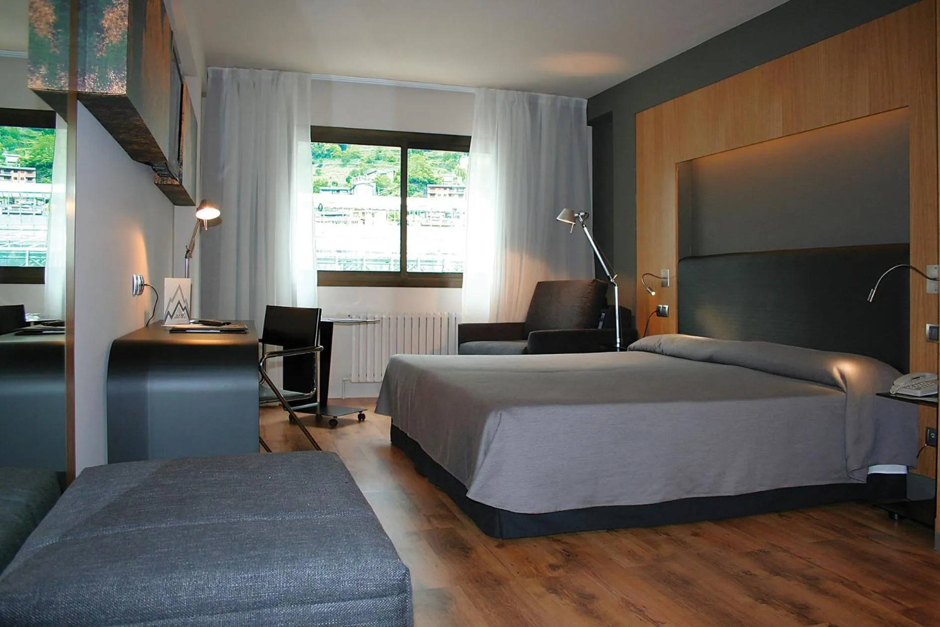 Photo of the whole room, Bed in Roc Blanc Hotel & Spa