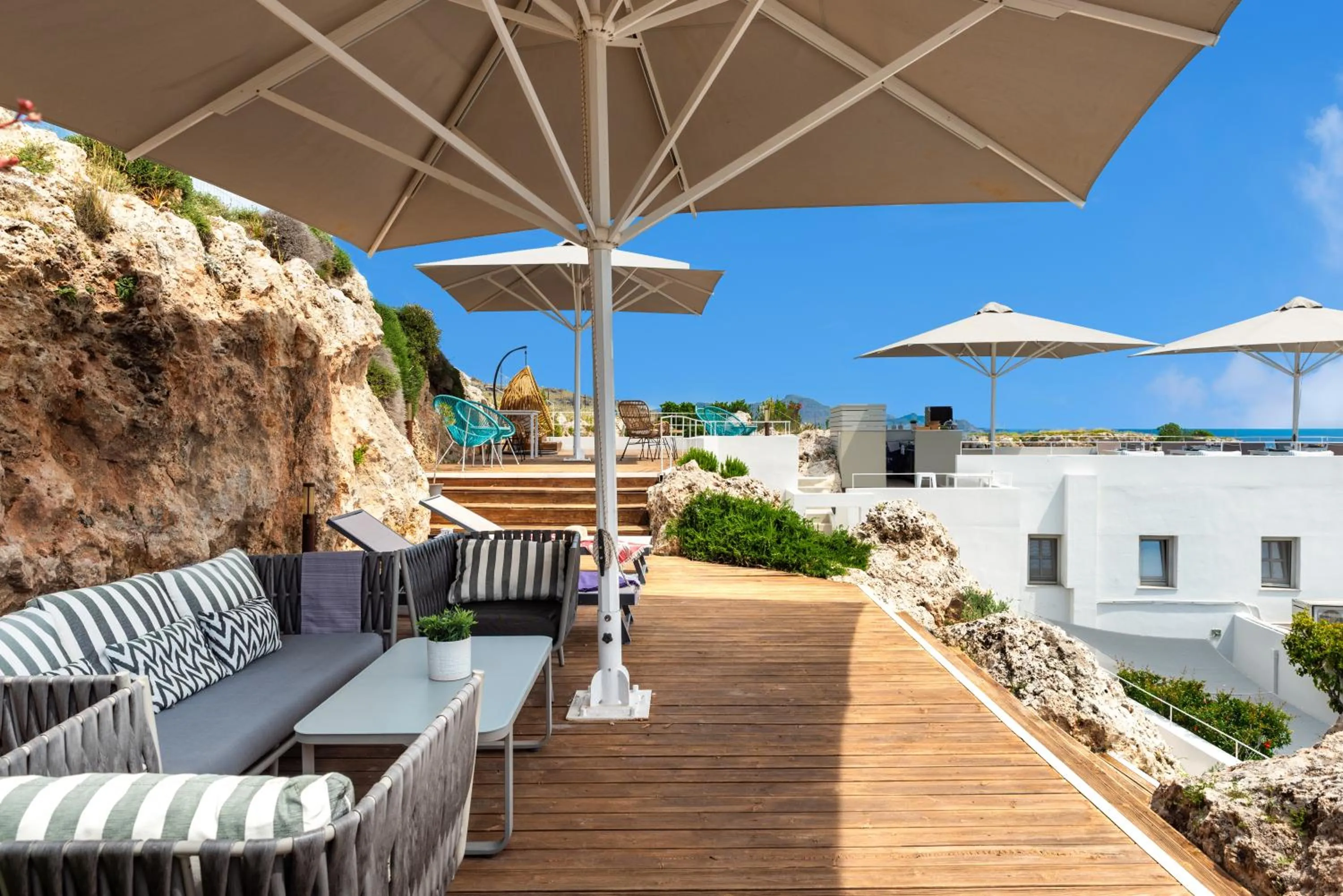 Lounge or bar in Lindos Comfy Suites