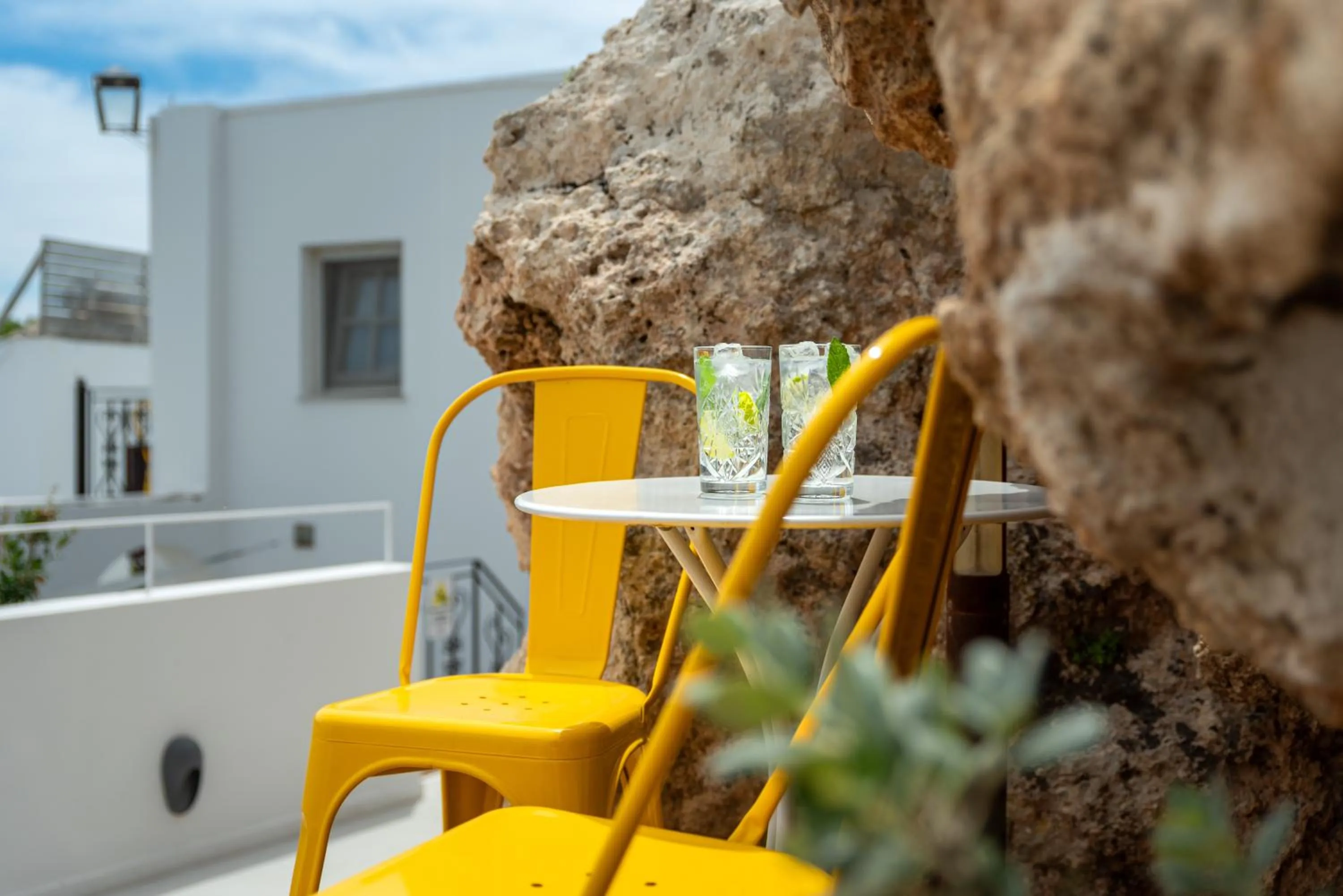 Decorative detail in Lindos Comfy Suites