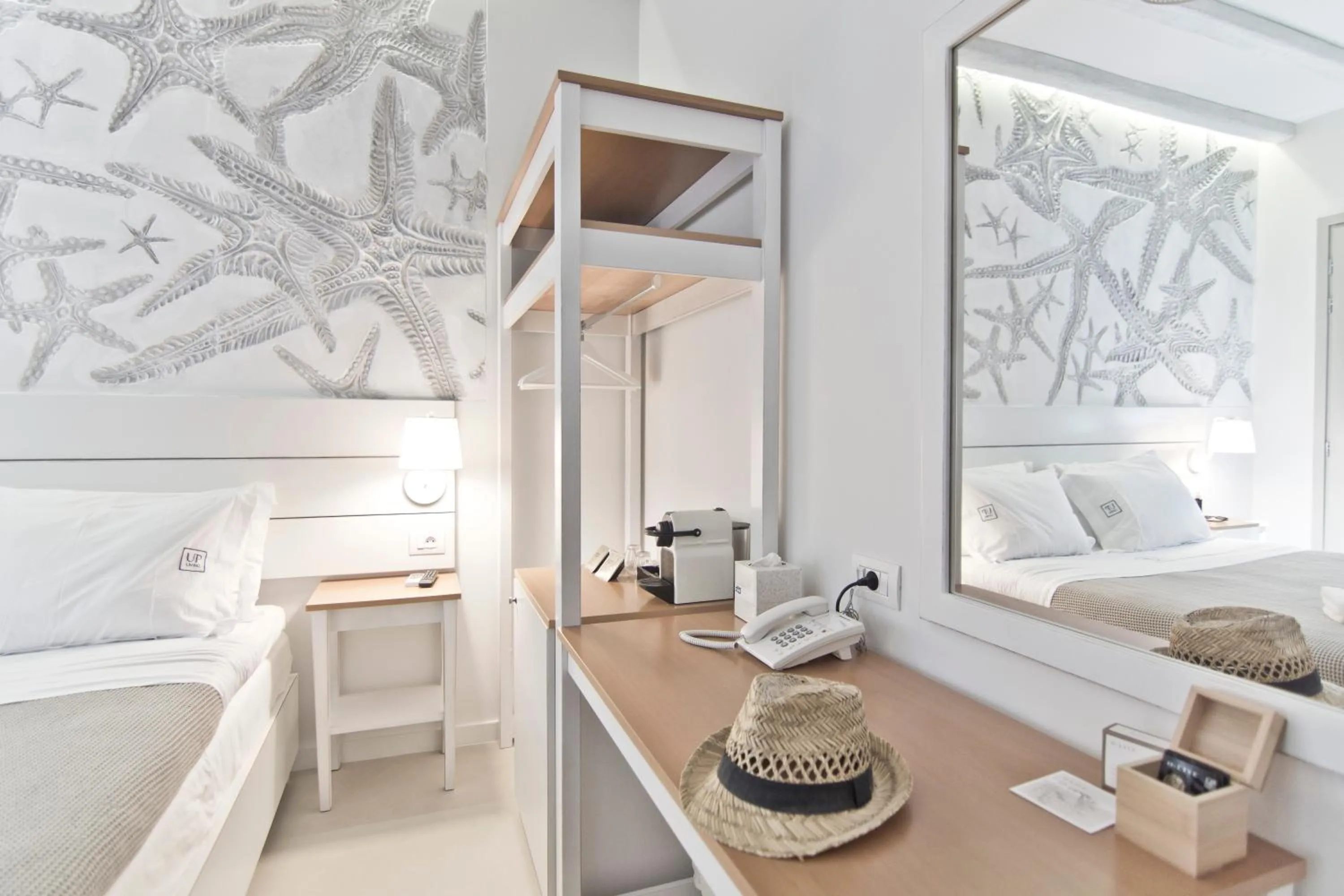 Bed in Lindos Comfy Suites