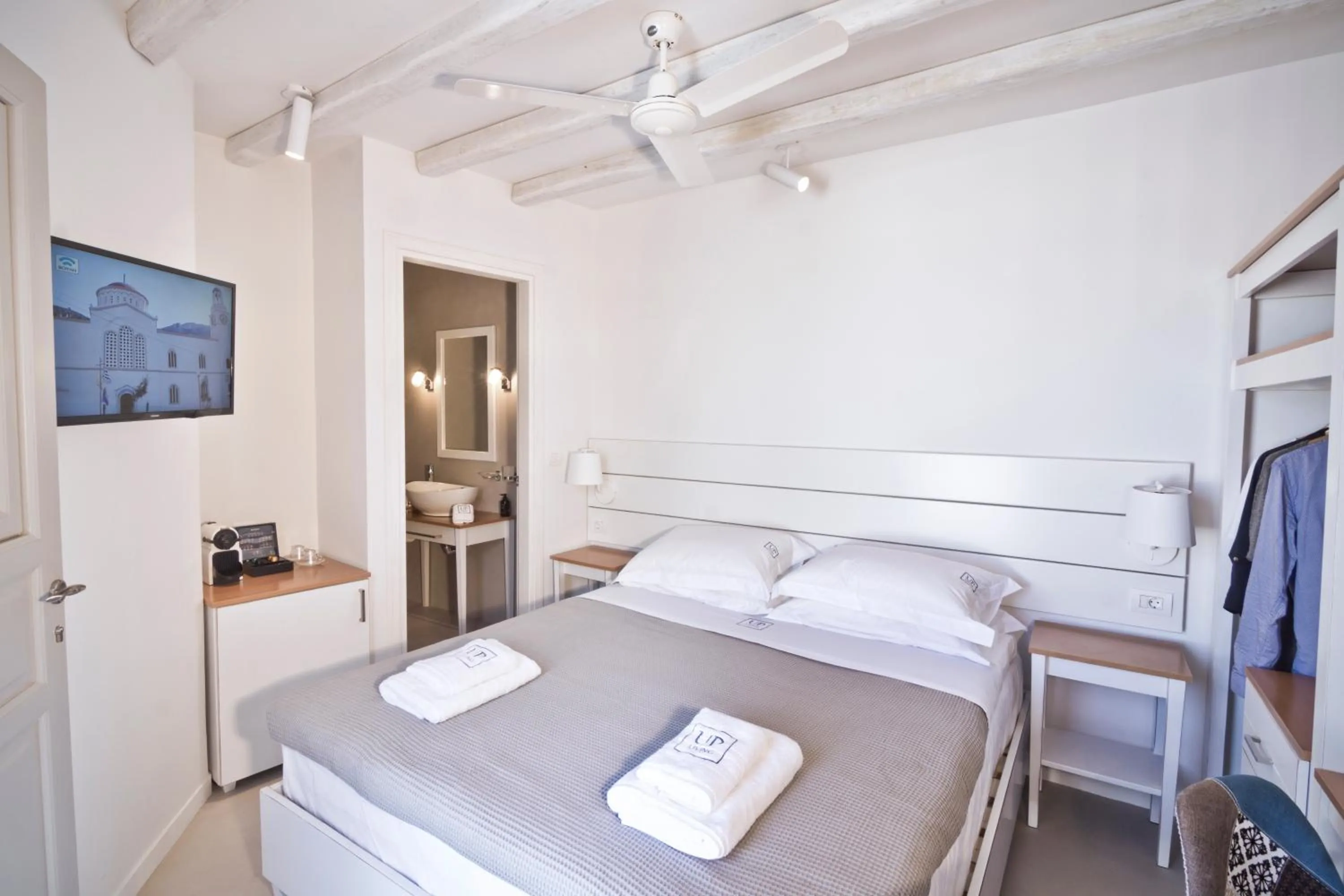 Bed in Lindos Comfy Suites