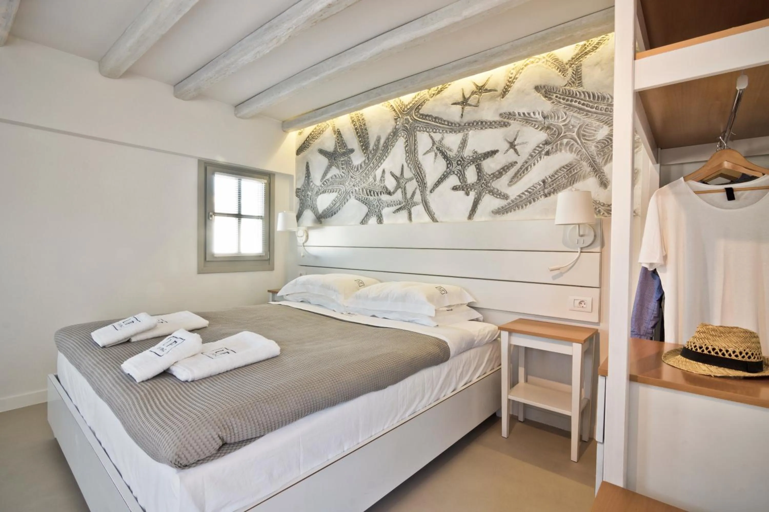 Bed in Lindos Comfy Suites