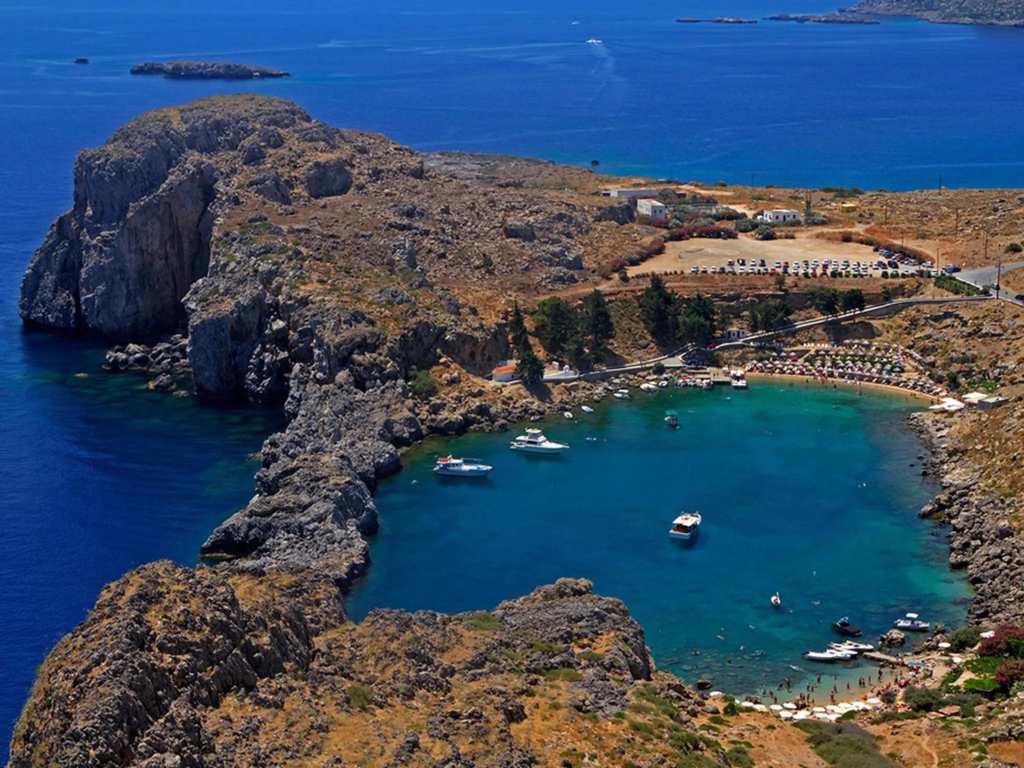 Nearby landmark in Lindos Comfy Suites