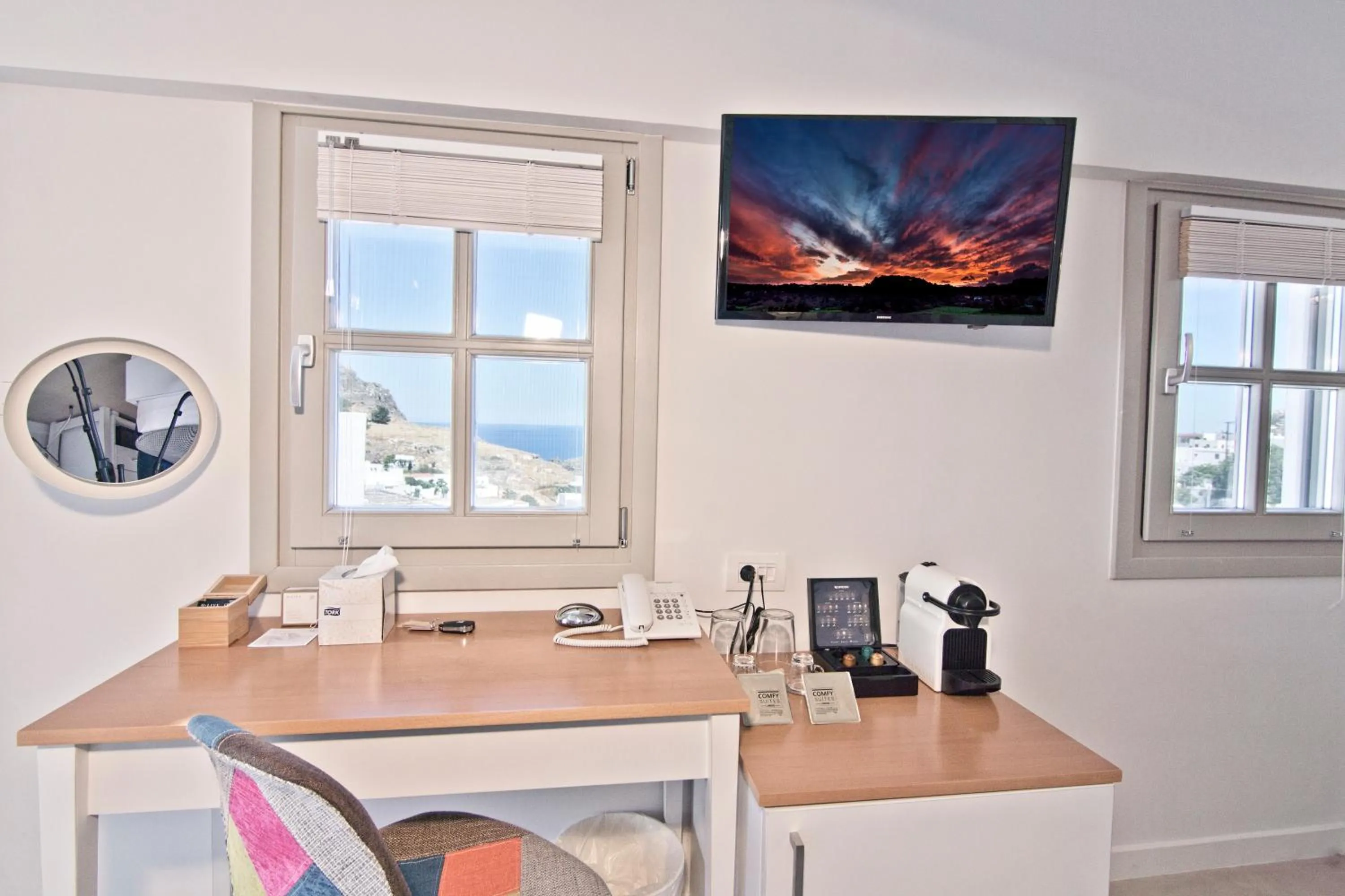 TV and multimedia in Lindos Comfy Suites