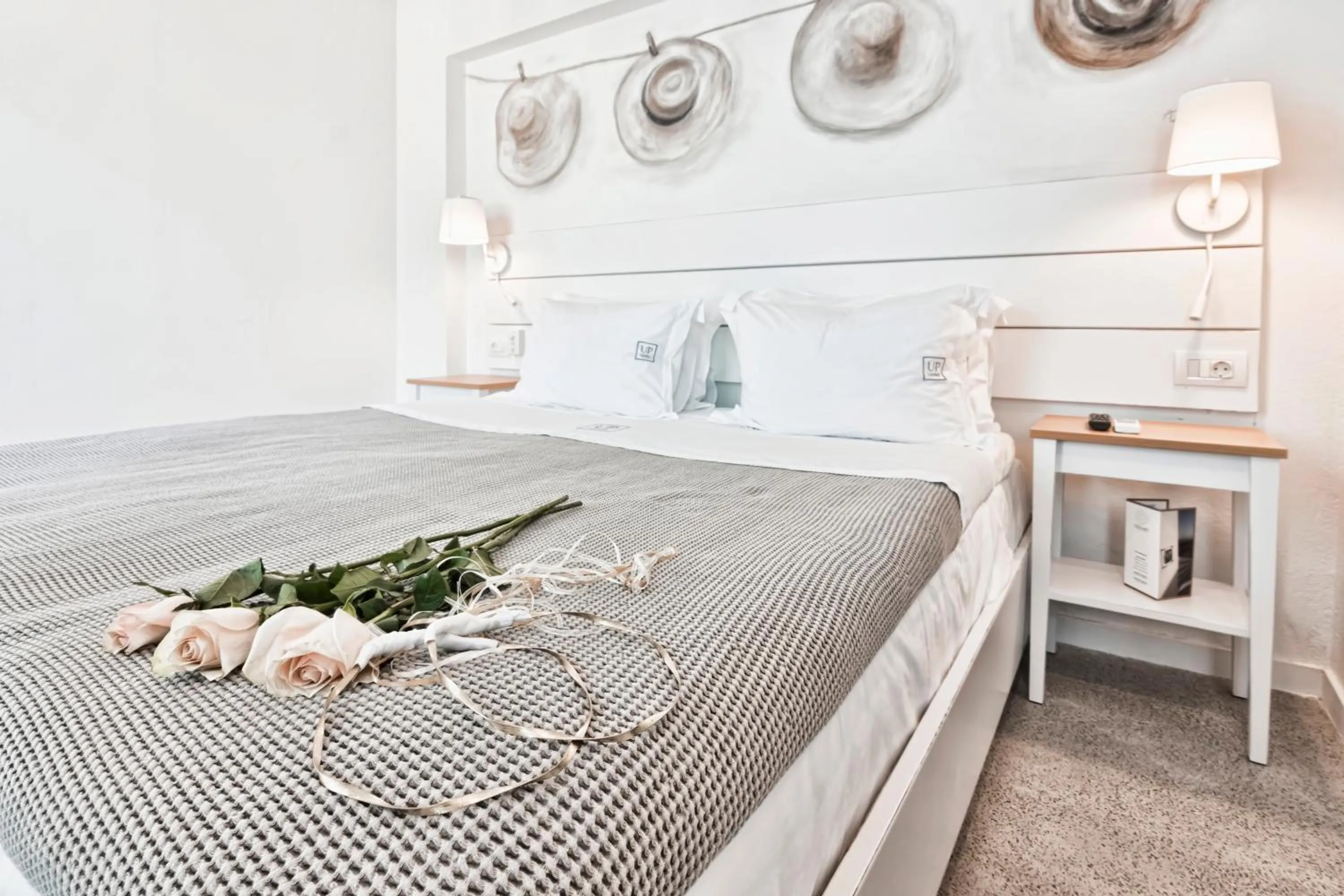 Bed in Lindos Comfy Suites