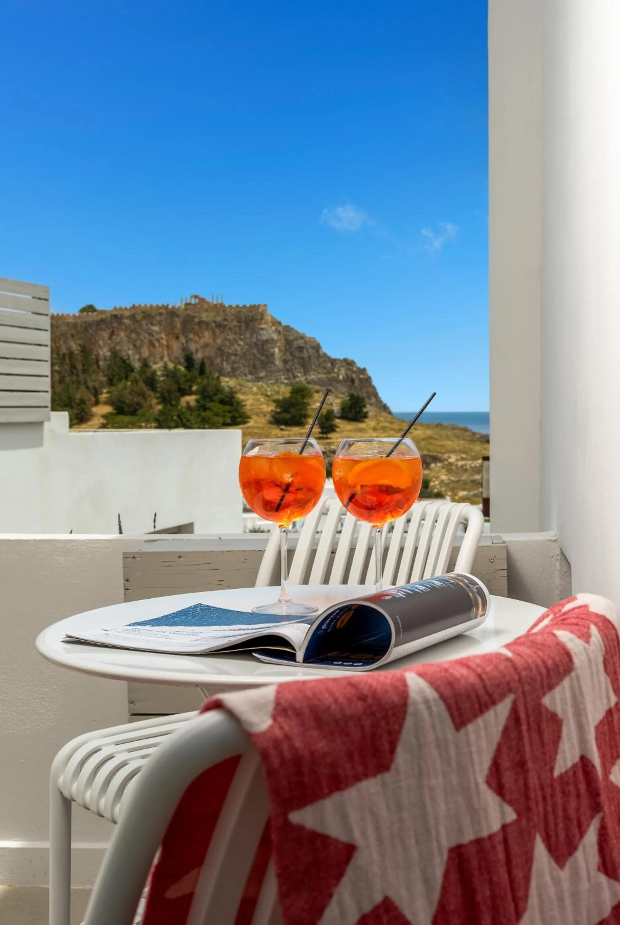 Sea view in Lindos Comfy Suites