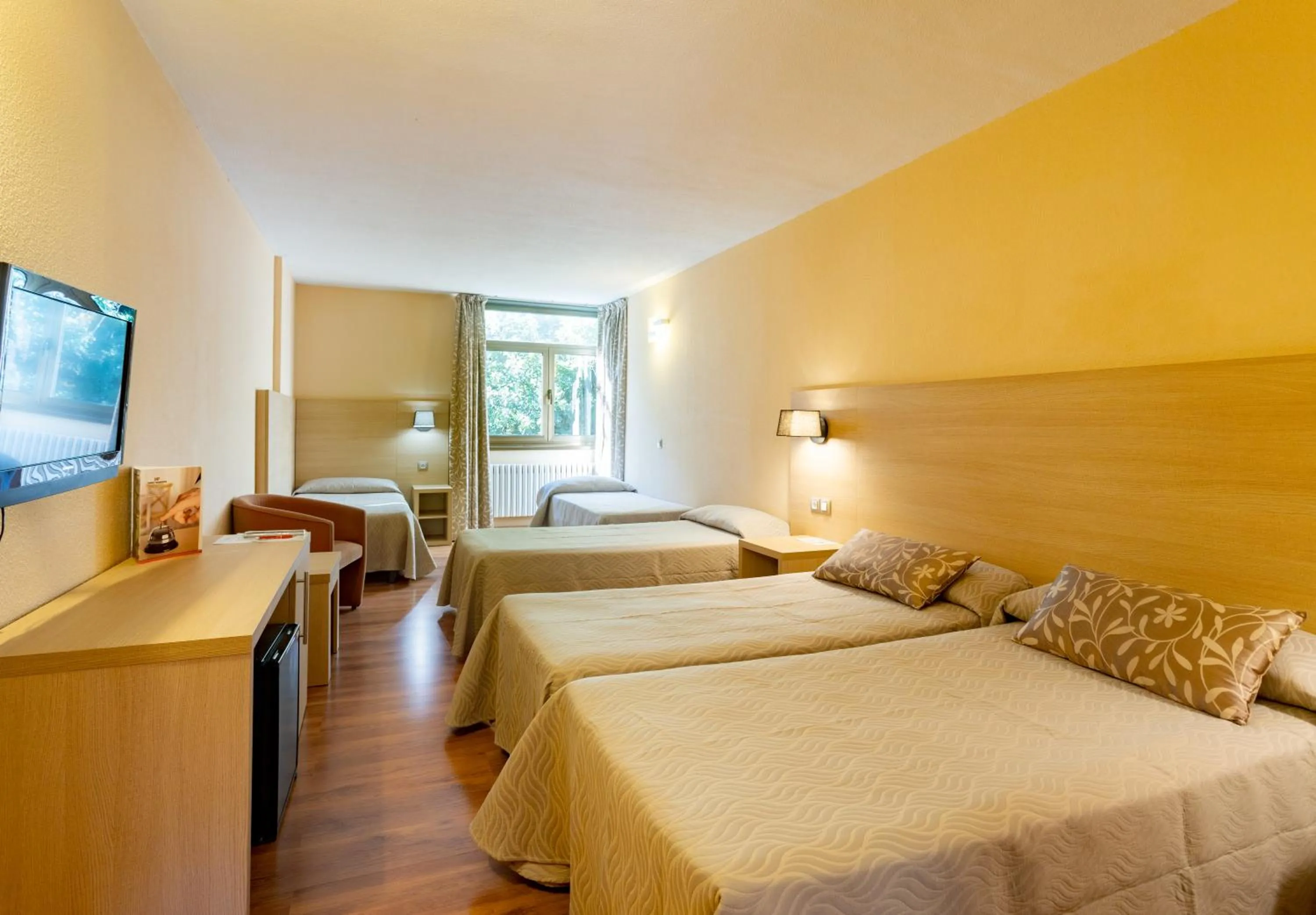 TV and multimedia, Bed in Hotel Panorama