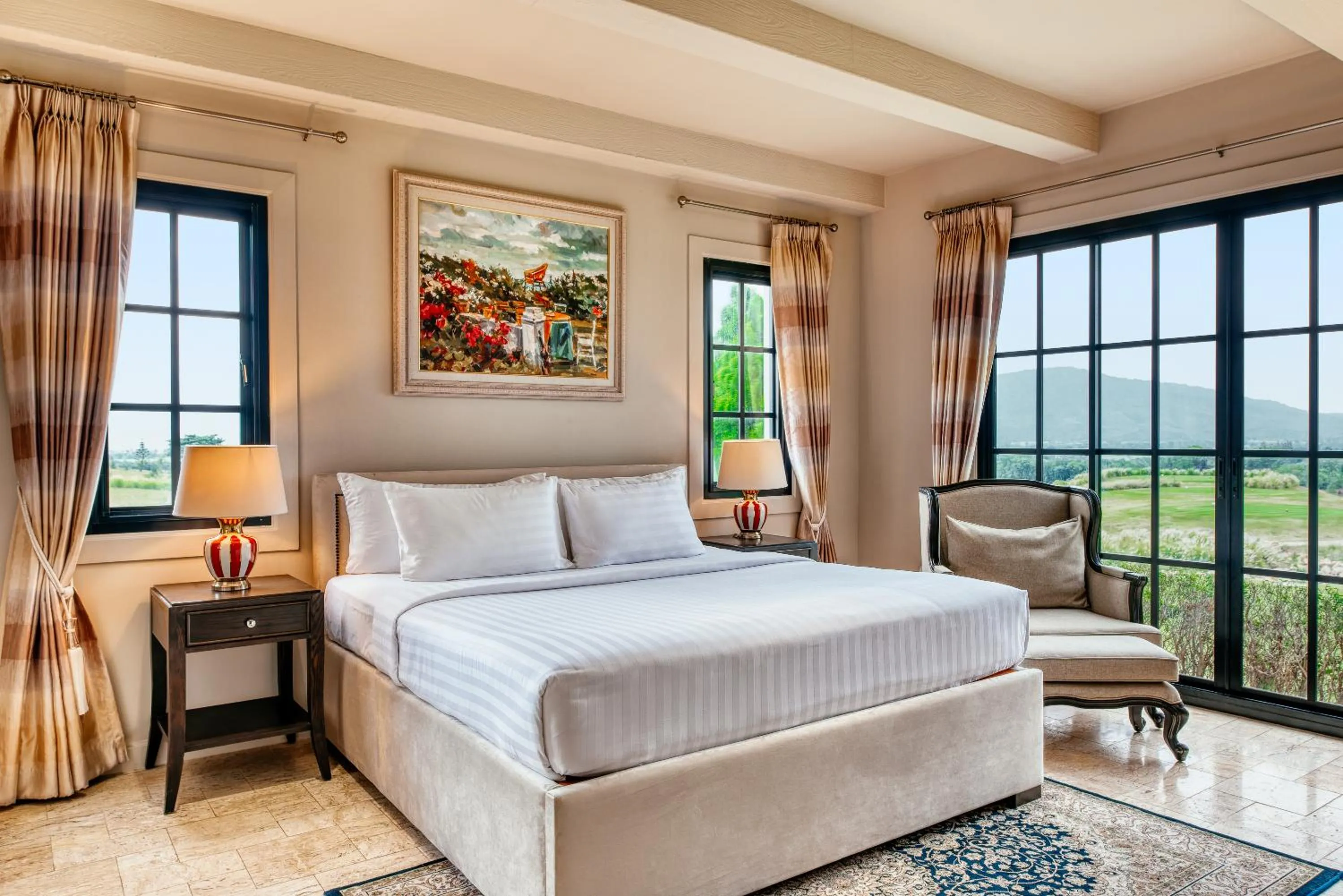 Bed in Mövenpick Resort Khao Yai