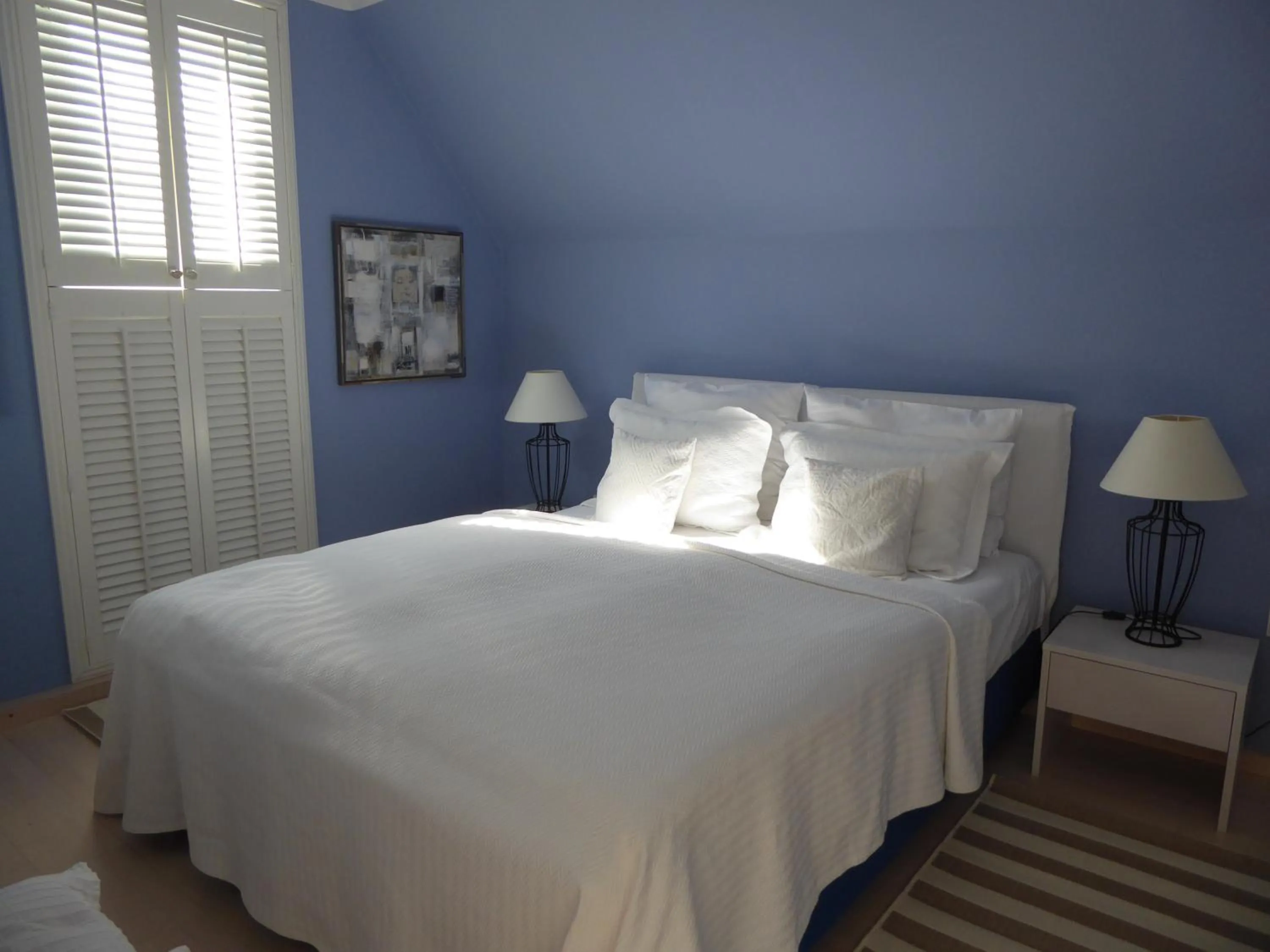 Bed in Am Eichholz Galerie & Art-Hotel