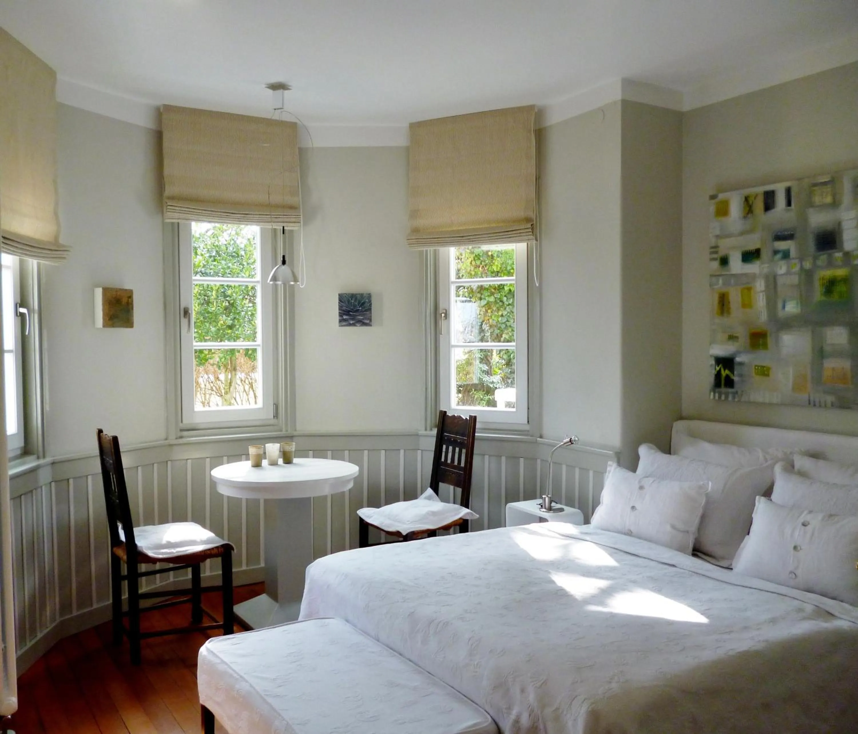 Bed in Am Eichholz Galerie & Art-Hotel