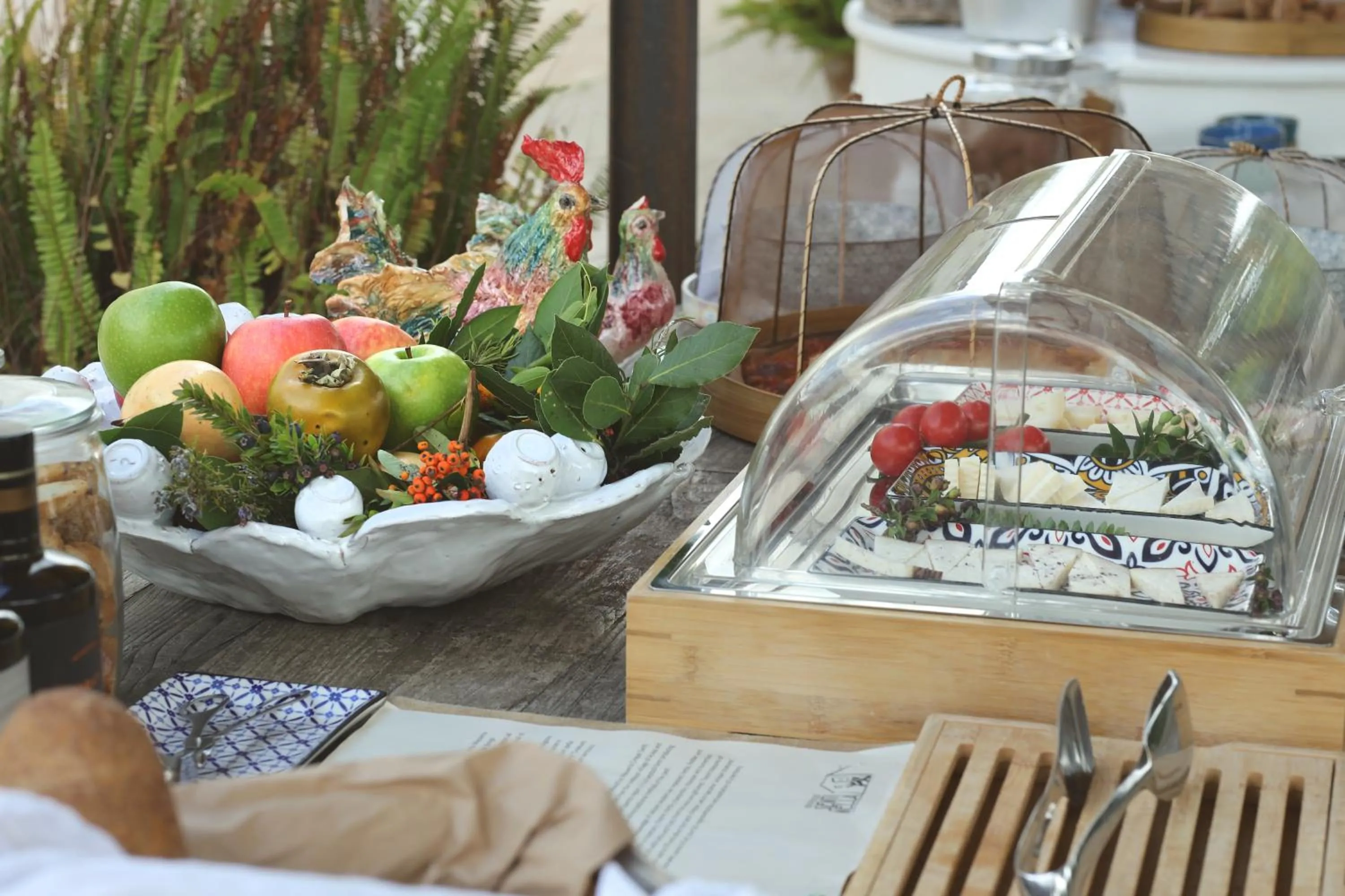 Food and drinks in Masseria Borgo Sentinella