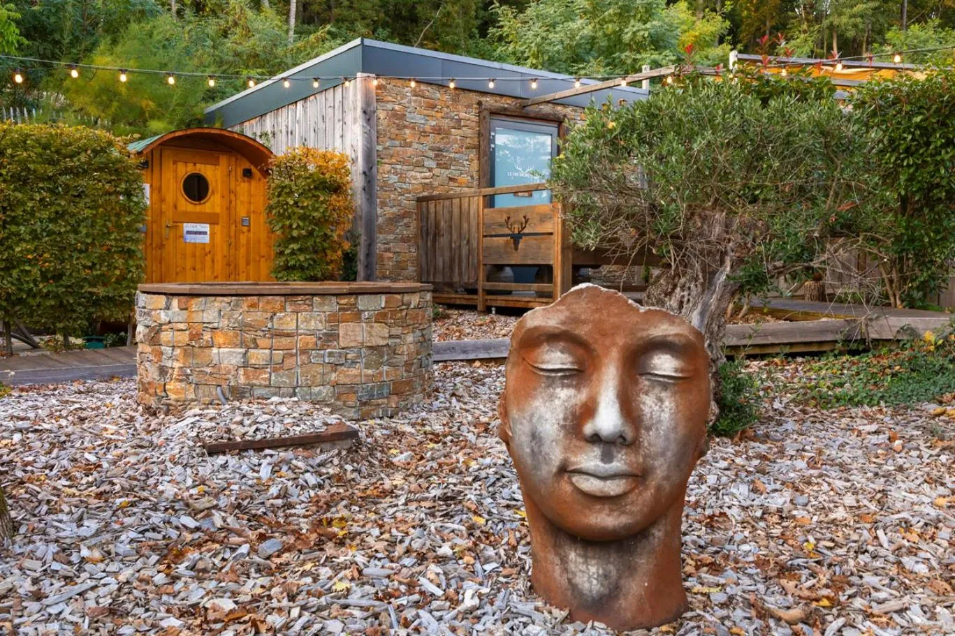 Natural landscape in Domaine du Hirtz, Restaurant & Spa