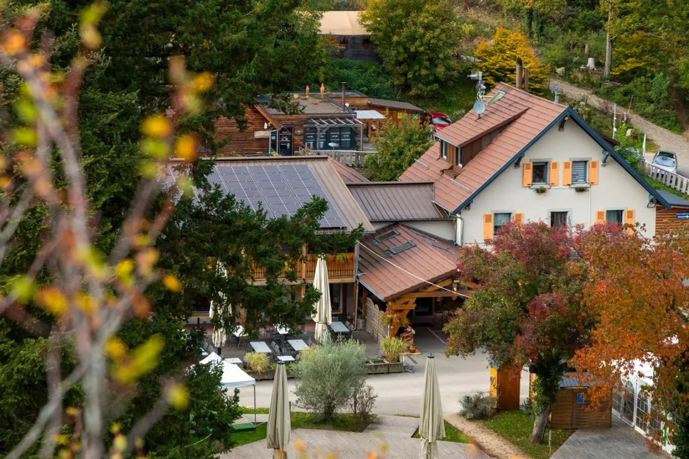 View (from property/room) in Domaine du Hirtz, Restaurant & Spa