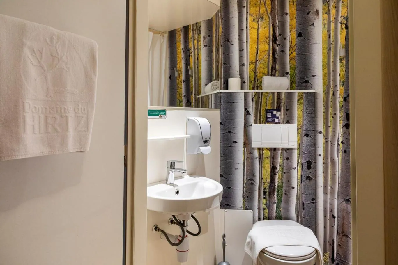 Shower in Domaine du Hirtz, Restaurant & Spa