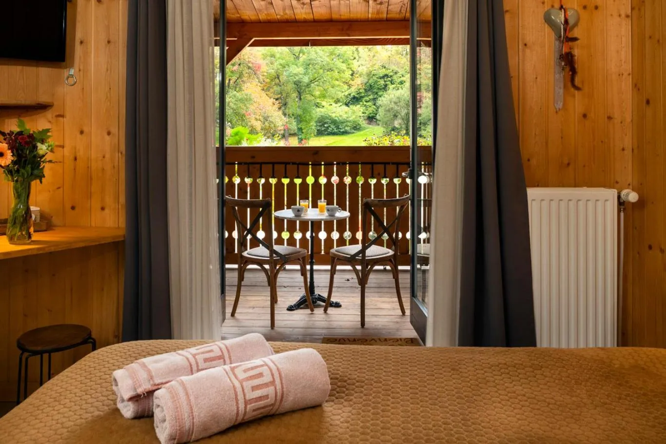 View (from property/room) in Domaine du Hirtz, Restaurant & Spa