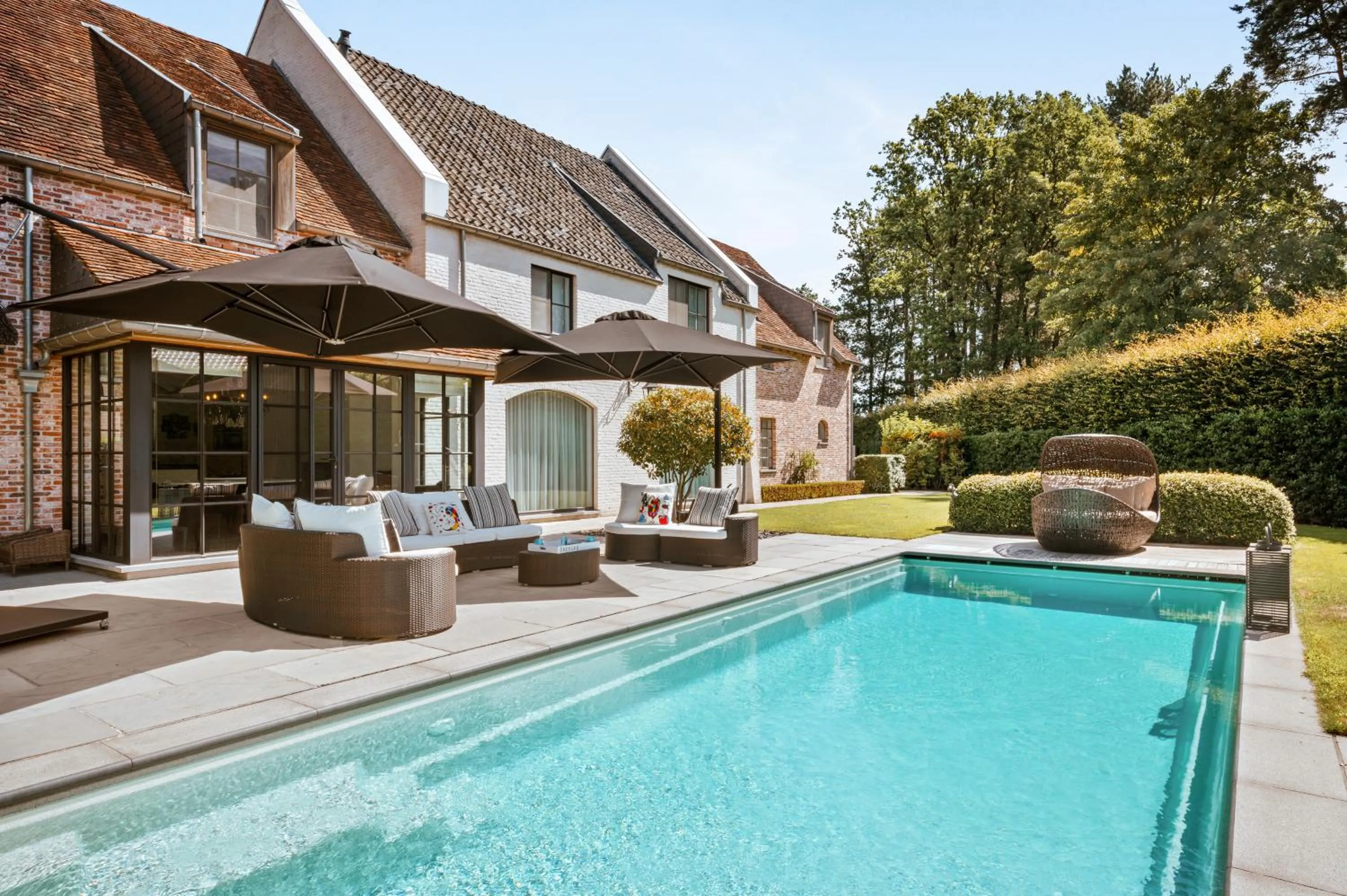 Swimming pool in B&B Interludium